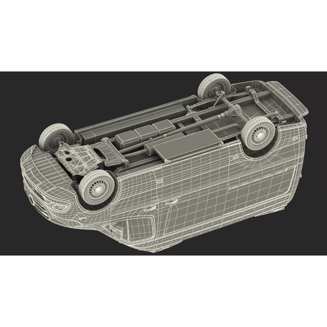 Paramedic Ambulance 3D Model – Rigged High-Quality Vehicle Asset - View 45