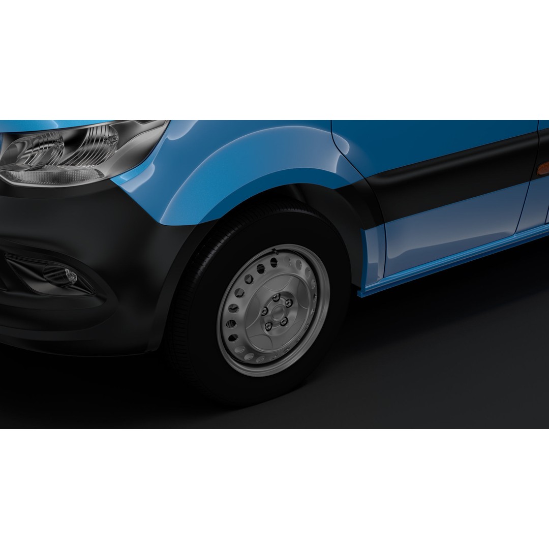 Mercedes Benz Sprinter Van 3D Model – High Poly RWD, FBX, OBJ - View 10