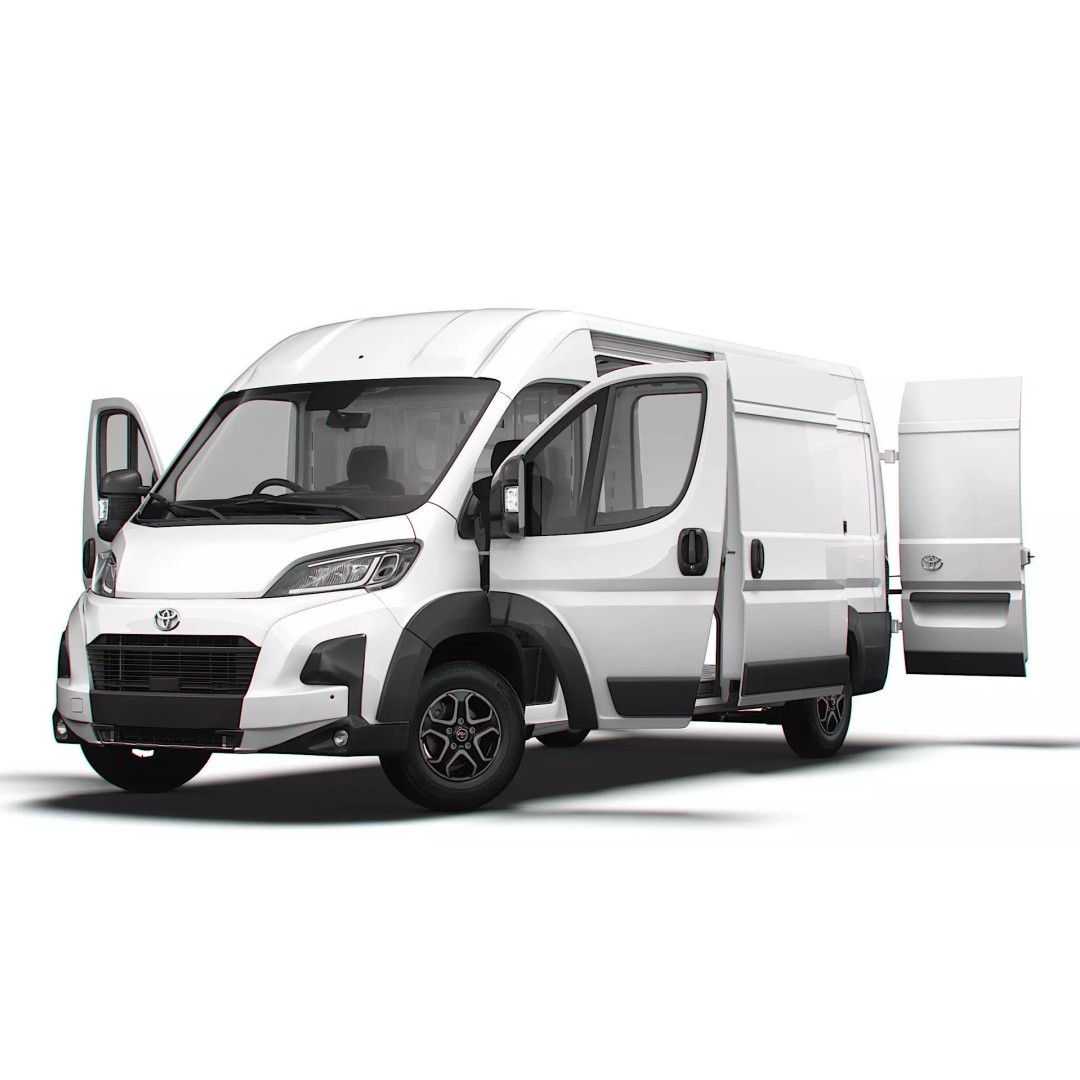 Toyota ProAce Max Van 3D Model – High Quality UK Spec, FBX - View 10