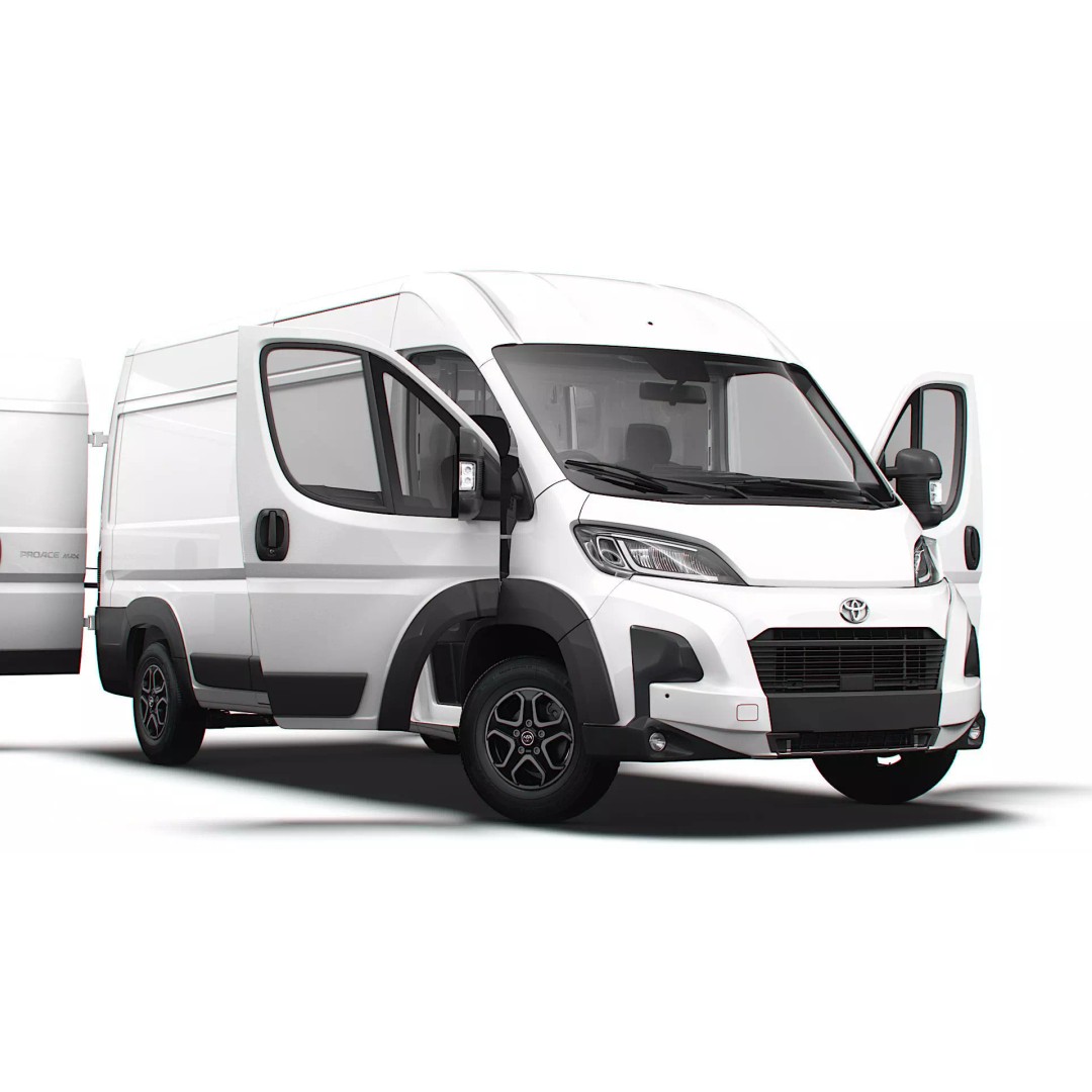 Toyota ProAce Max Van 3D Model – High Quality UK Spec, FBX - View 2