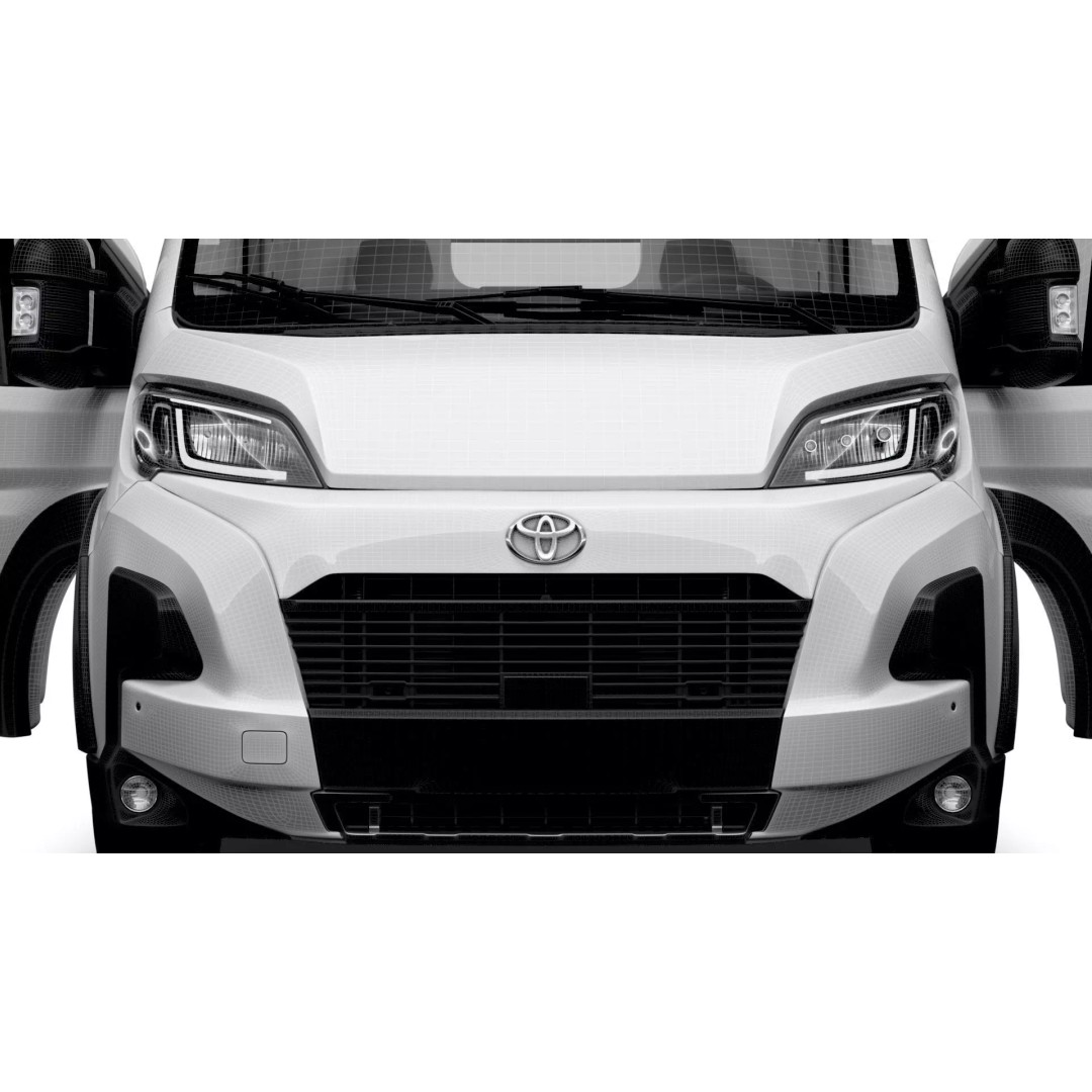 Toyota ProAce Max Van 3D Model – High Quality UK Spec, FBX - View 23