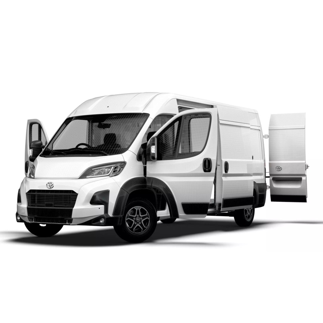 Toyota ProAce Max Van 3D Model – High Quality UK Spec, FBX - View 24