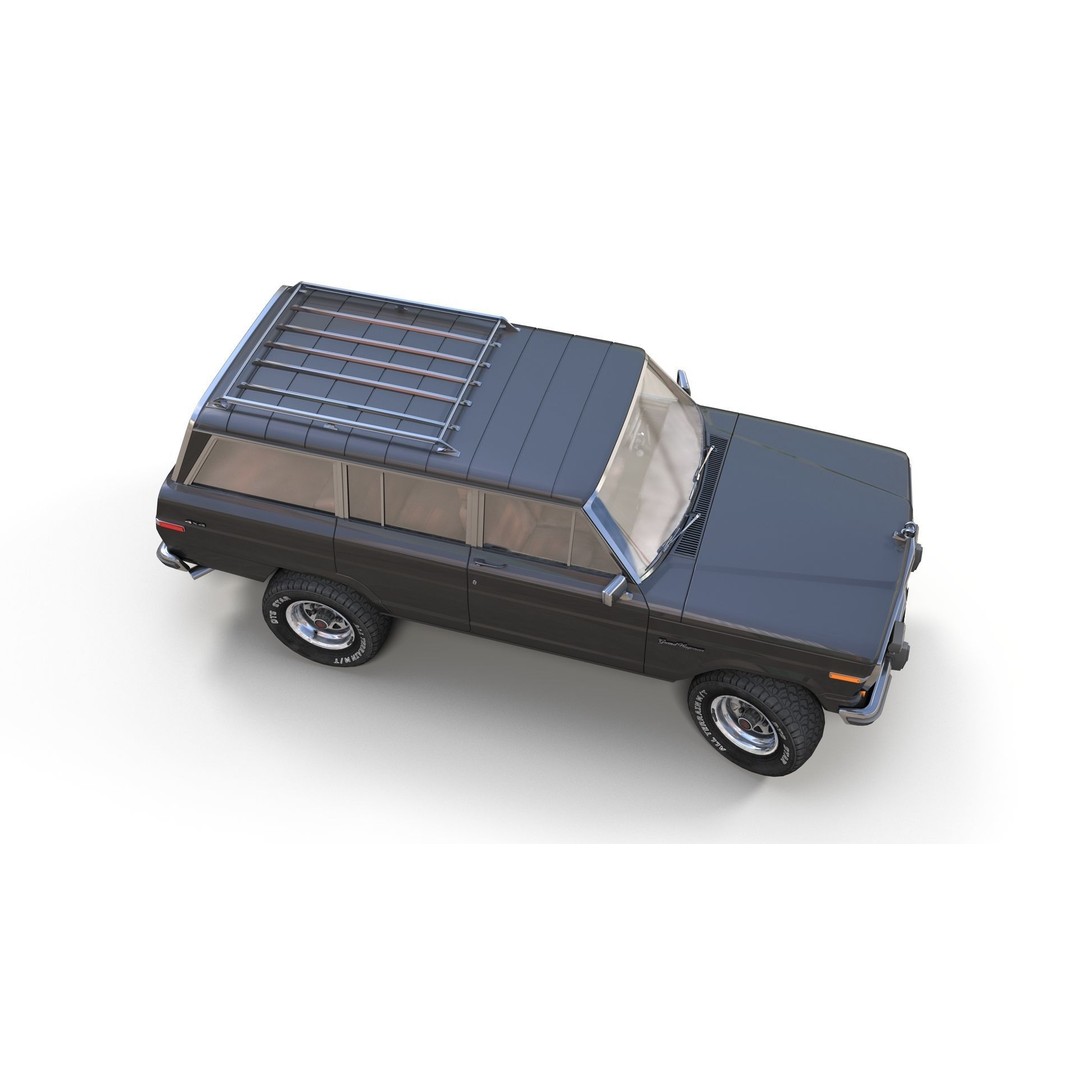 Offroad Jeep Wagoneer 3D Model – Low Poly Game Ready Asset, FBX - View 13