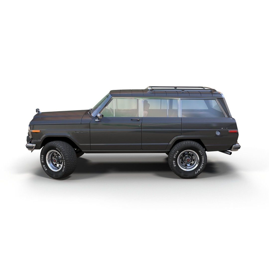 Offroad Jeep Wagoneer 3D Model – Low Poly Game Ready Asset, FBX - View 14