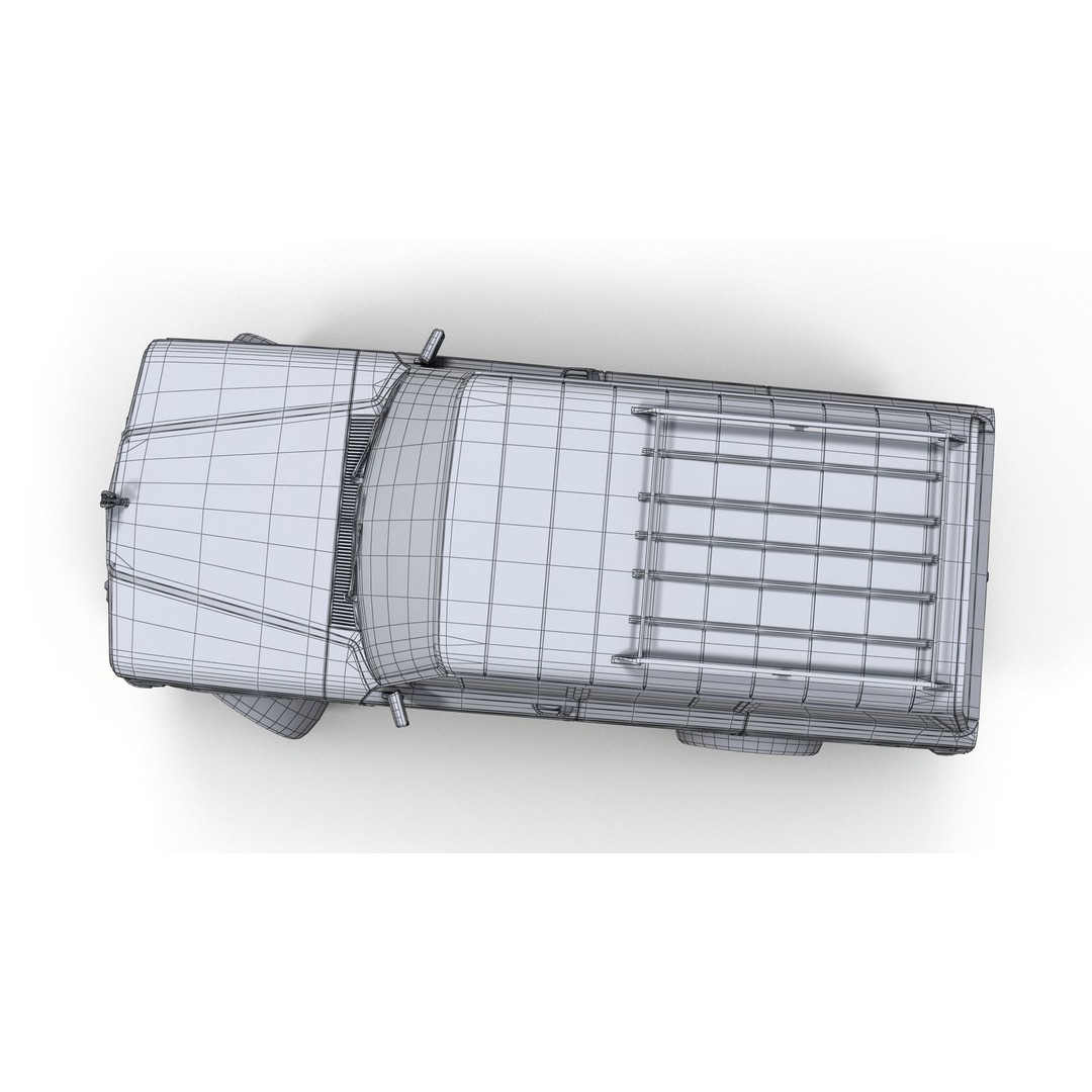 Offroad Jeep Wagoneer 3D Model – Low Poly Game Ready Asset, FBX - View 21