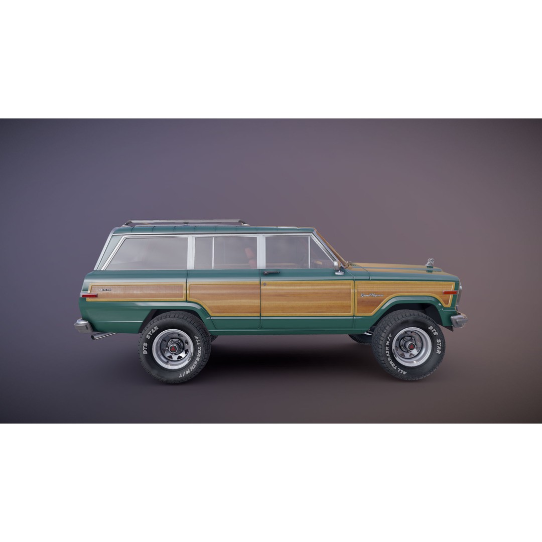 Offroad Jeep Wagoneer 3D Model – Low Poly Game Ready Asset, FBX - View 26