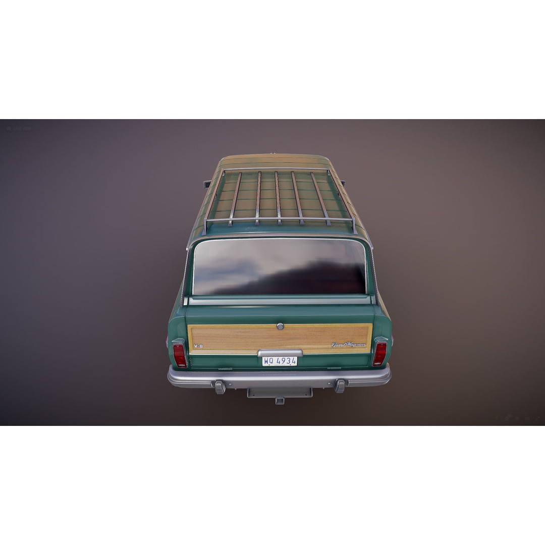 Offroad Jeep Wagoneer 3D Model – Low Poly Game Ready Asset, FBX - View 27