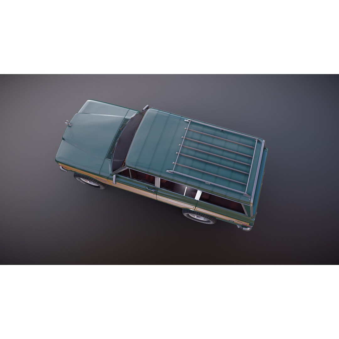 Offroad Jeep Wagoneer 3D Model – Low Poly Game Ready Asset, FBX - View 31