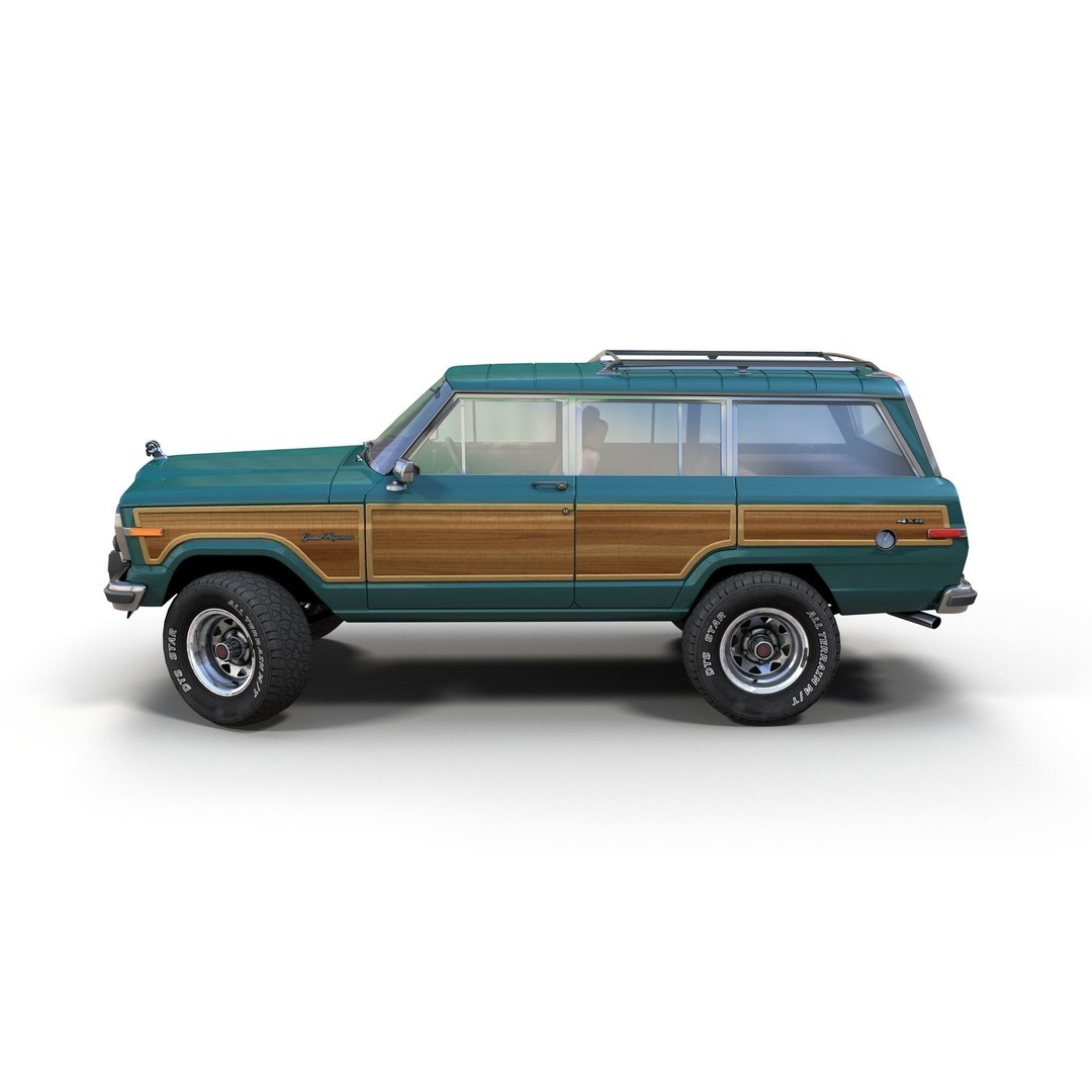 Offroad Jeep Wagoneer 3D Model – Low Poly Game Ready Asset, FBX - View 6