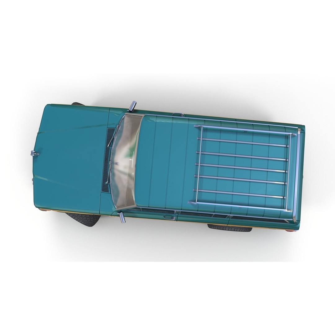 Offroad Jeep Wagoneer 3D Model – Low Poly Game Ready Asset, FBX - View 9