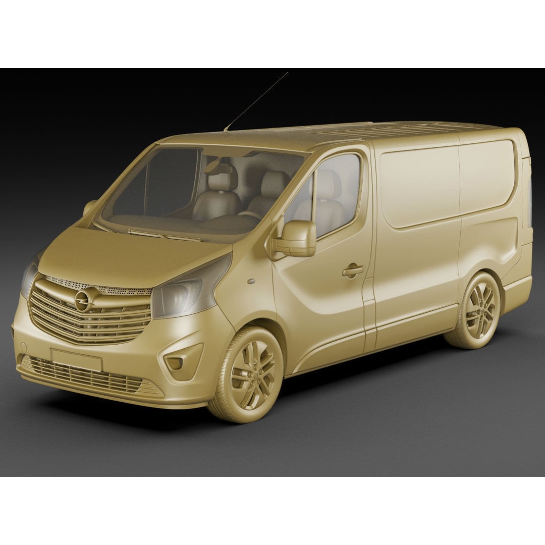 Opel Vauxhall Vivaro 2015 3D Model – Detailed SUV with PBR Textures, FBX - View 14