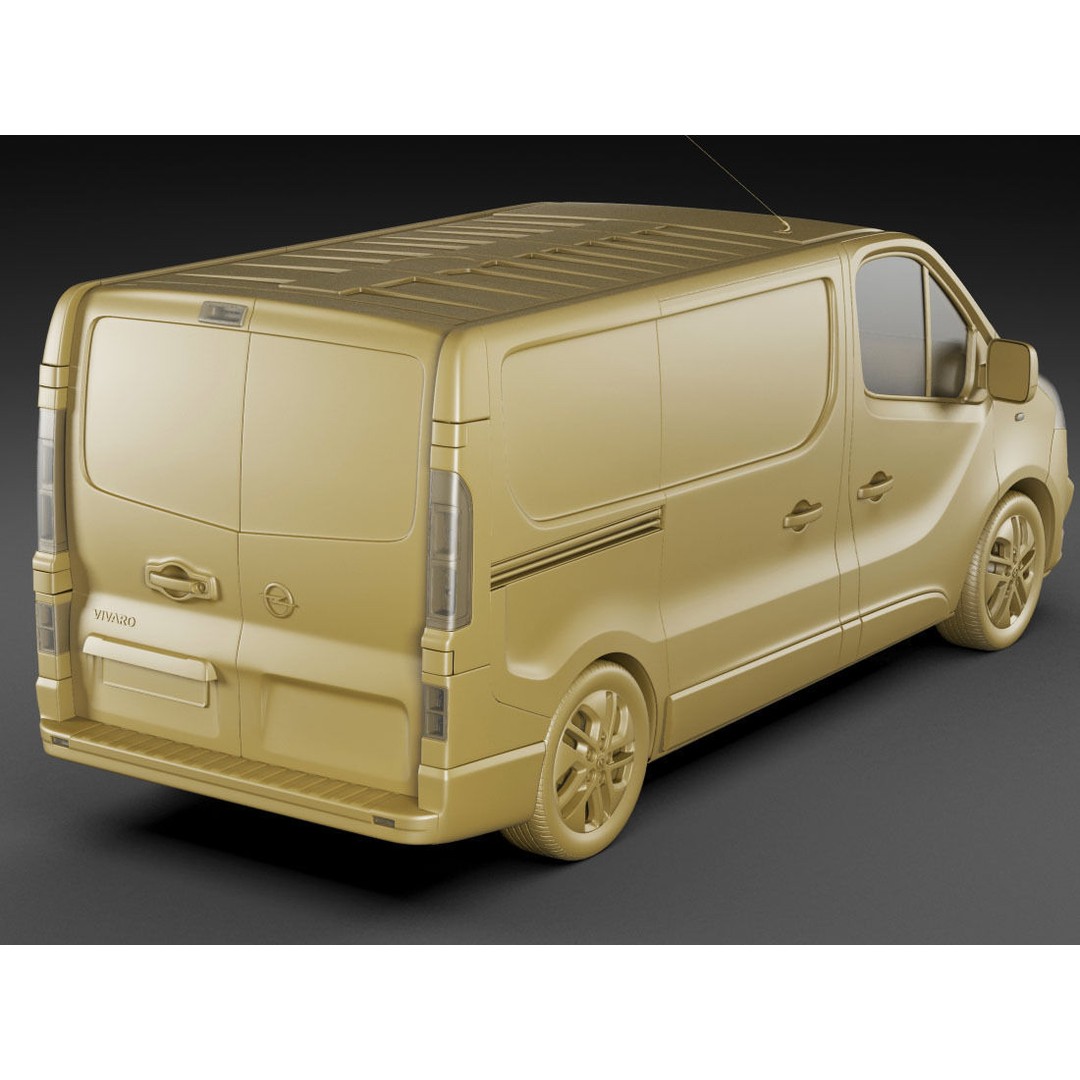 Opel Vauxhall Vivaro 2015 3D Model – Detailed SUV with PBR Textures, FBX - View 16