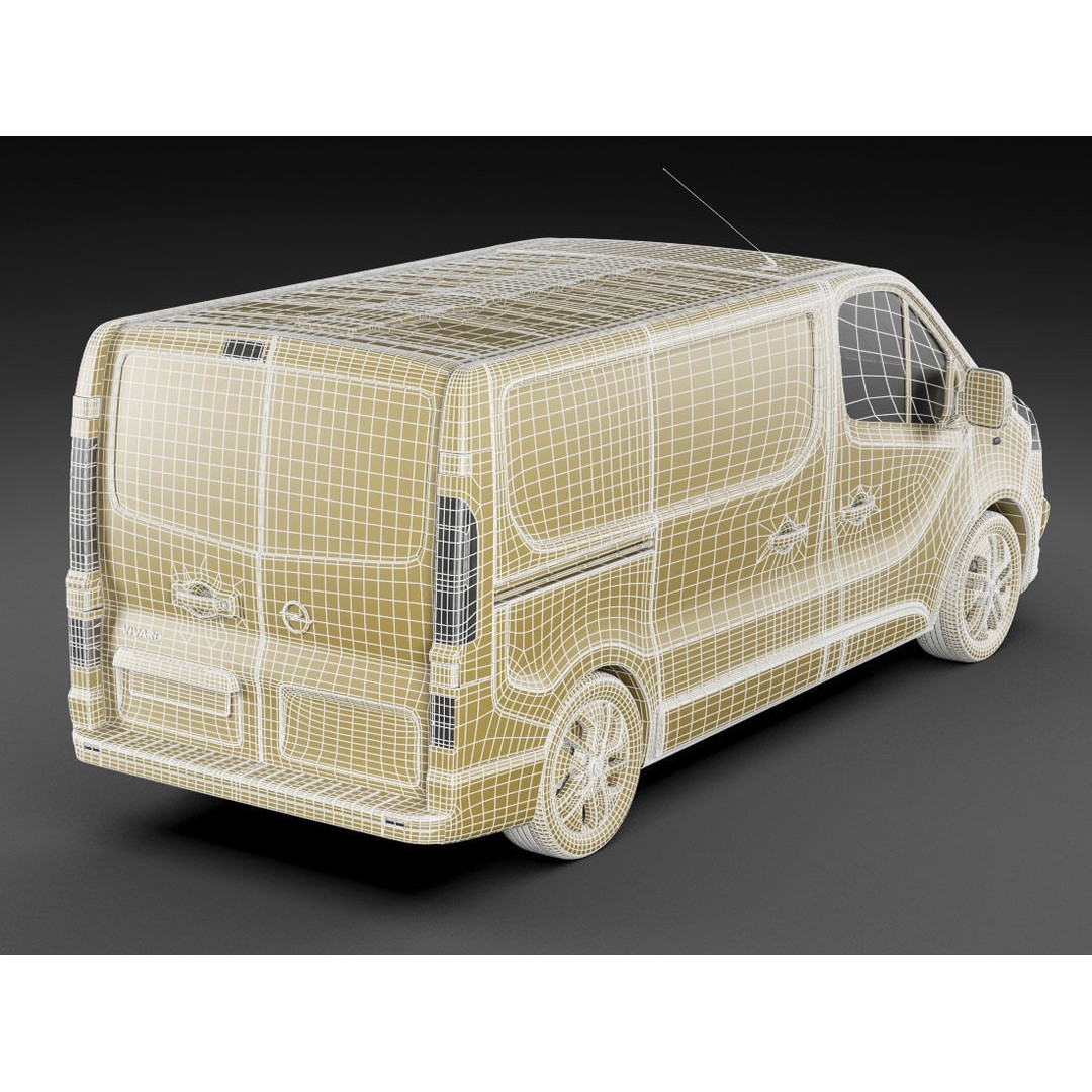 Opel Vauxhall Vivaro 2015 3D Model – Detailed SUV with PBR Textures, FBX - View 20