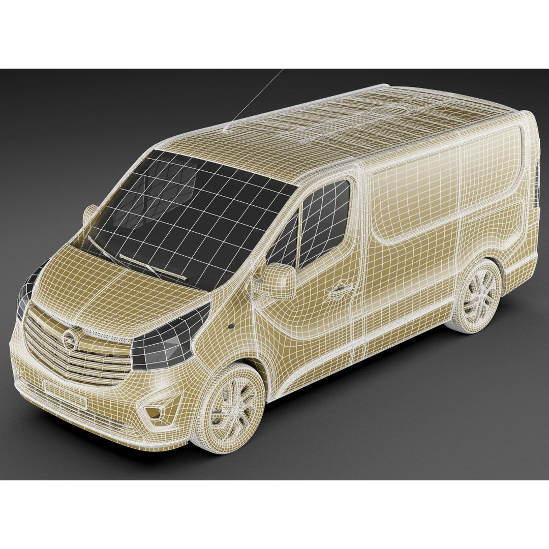 Opel Vauxhall Vivaro 2015 3D Model – Detailed SUV with PBR Textures, FBX - View 22
