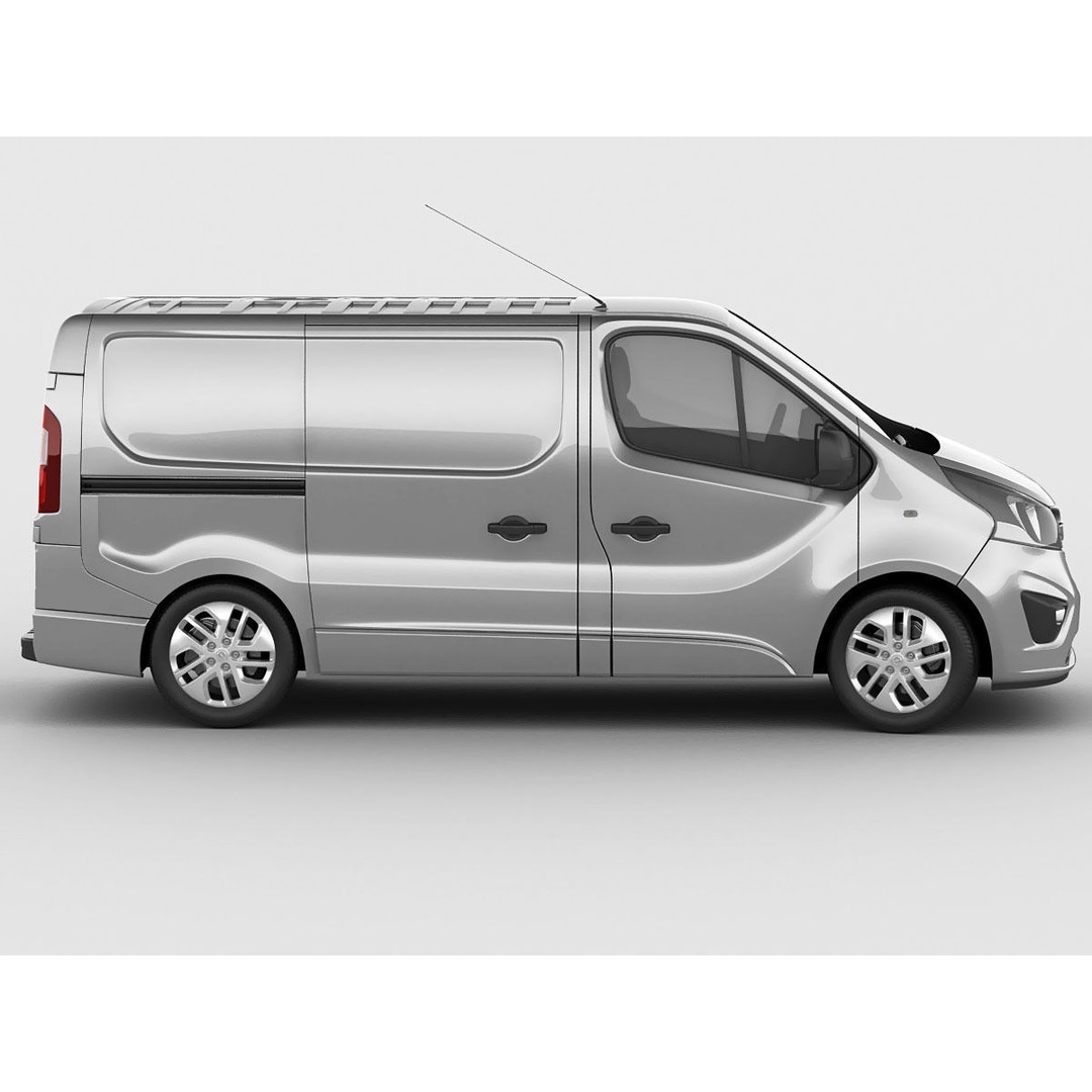 Opel Vauxhall Vivaro 2015 3D Model – Detailed SUV with PBR Textures, FBX - View 4