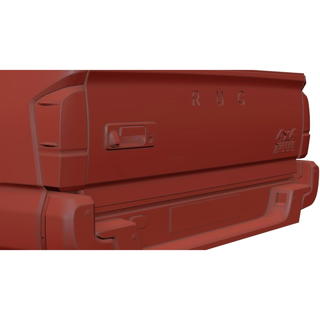 4x4 Pickup Truck 3D Model – Unbranded Visualization Asset, FBX, Blender - View 10