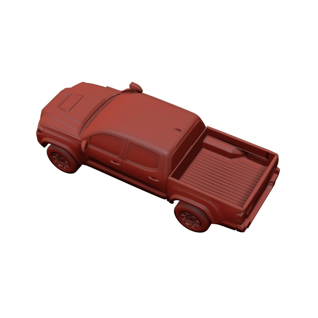 4x4 Pickup Truck 3D Model – Unbranded Visualization Asset, FBX, Blender - View 12