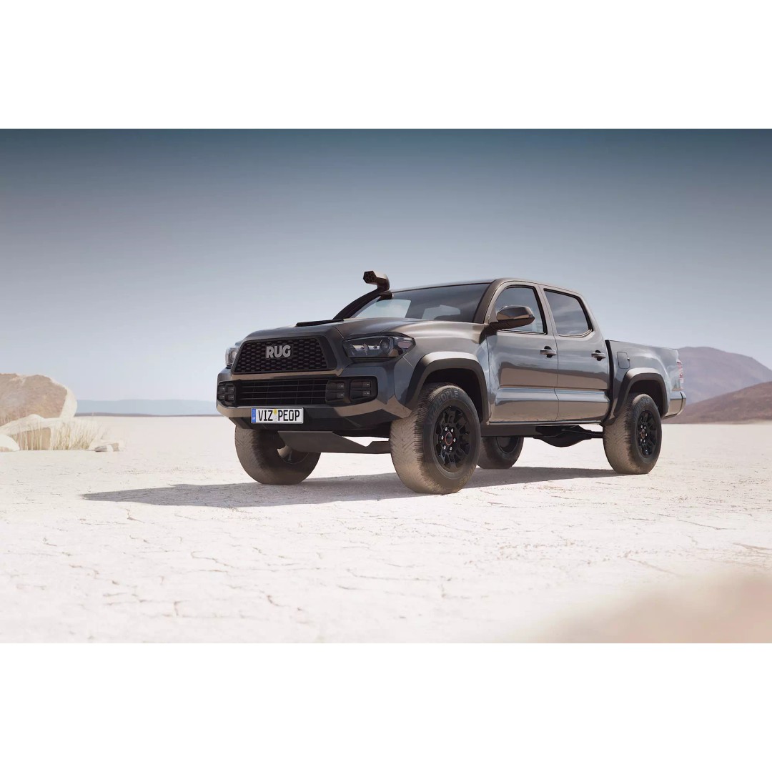 4x4 Pickup Truck 3D Model – Unbranded Visualization Asset, FBX, Blender - View 2