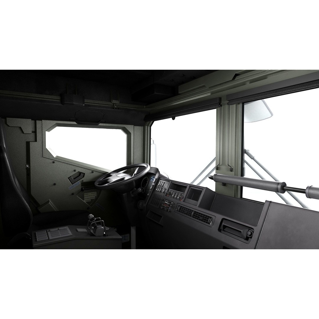 Military Truck MAN HX60 3D Model – High Poly Tactical Vehicle, FBX - View 15