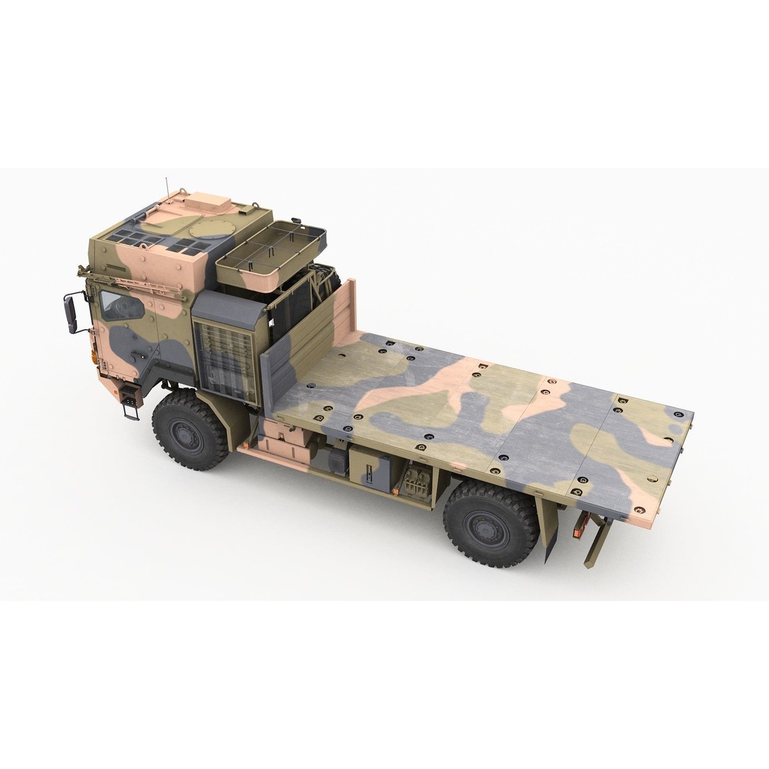Military Truck MAN HX60 3D Model – High Poly Tactical Vehicle, FBX - View 20