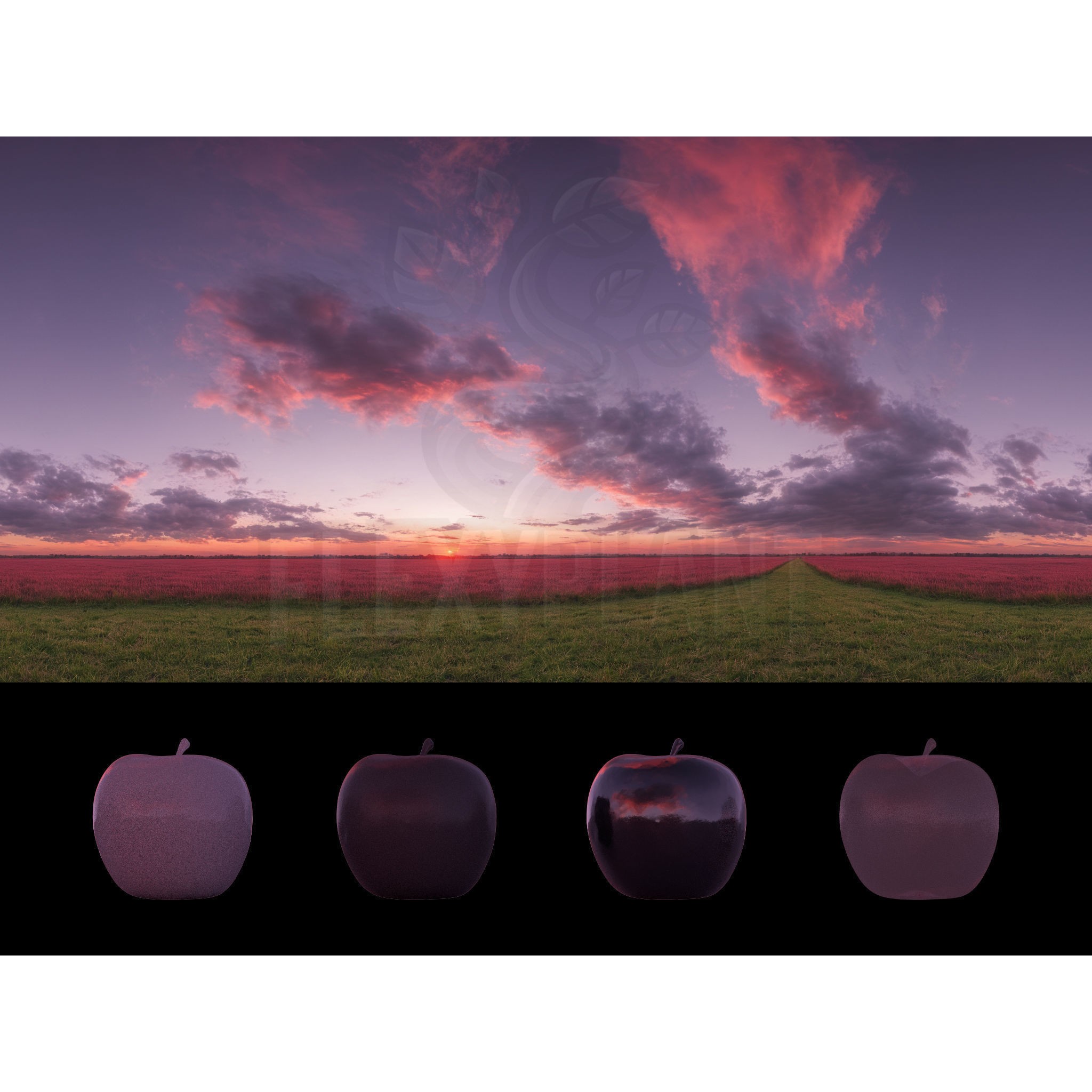 Realistic HDRI Sunset Pack - Low-Poly 3D Model - View 12