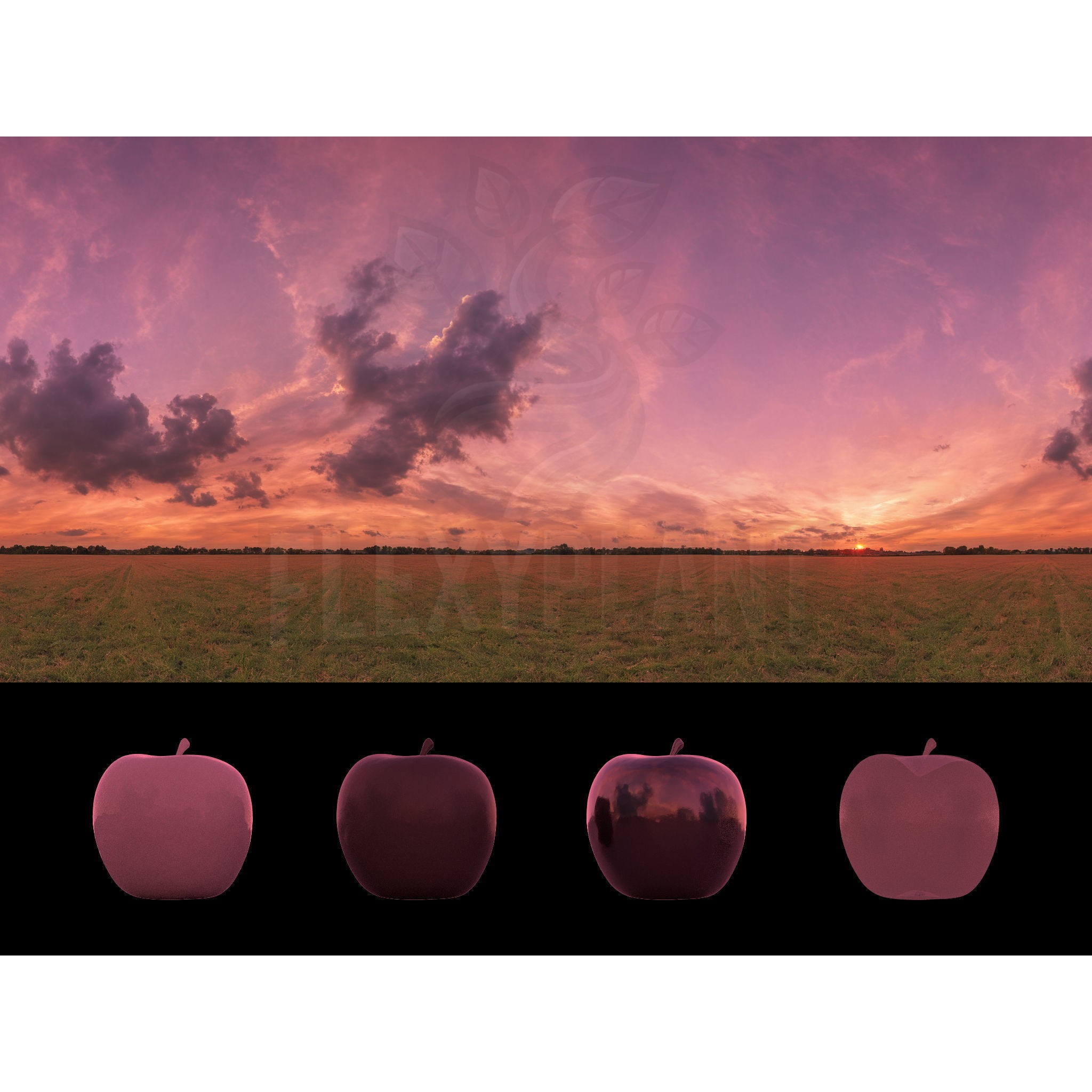 Realistic HDRI Sunset Pack - Low-Poly 3D Model - View 28