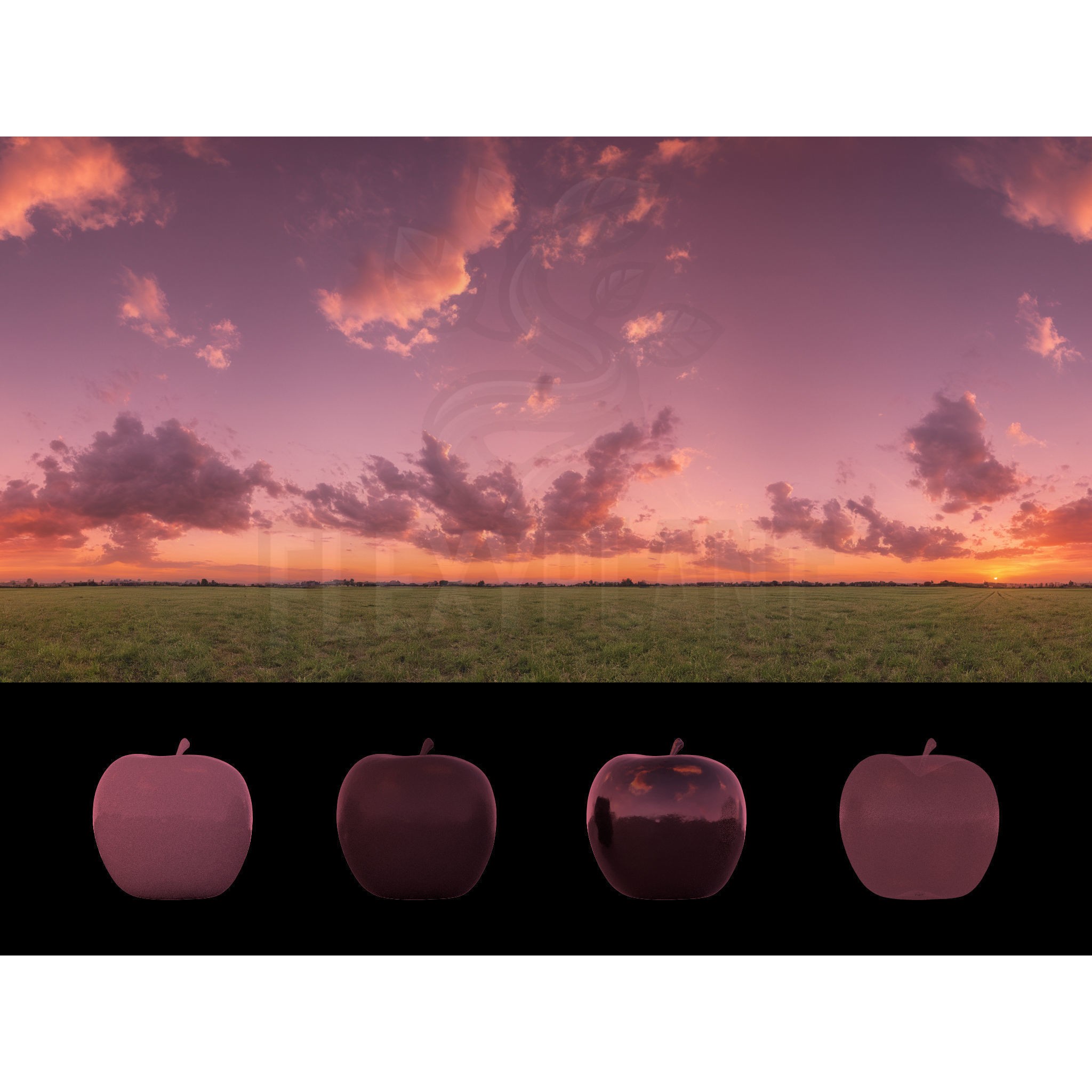 Realistic HDRI Sunset Pack - Low-Poly 3D Model - View 29