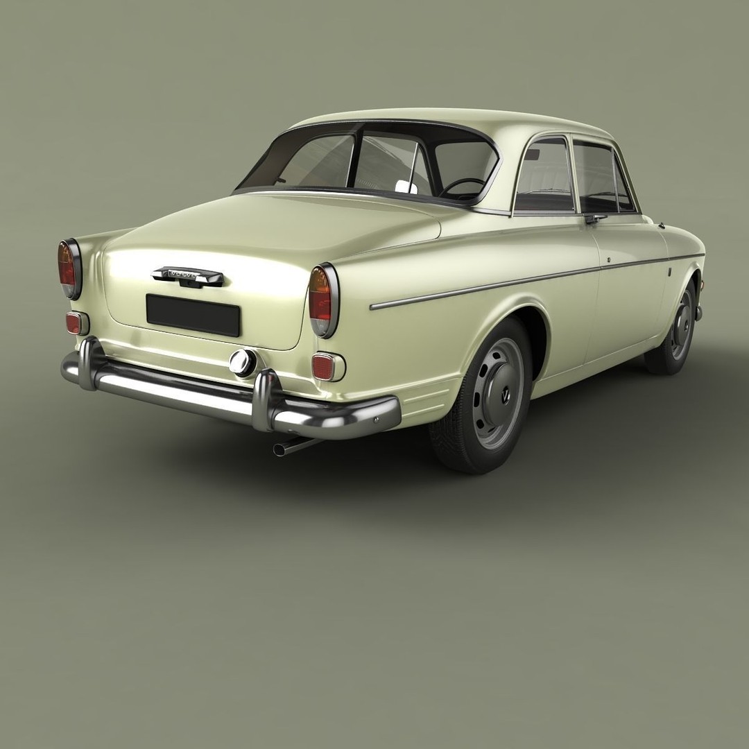 Volvo Amazon 121 Coupe 3D Model – High Poly Classic Car, FBX & OBJ - View 4