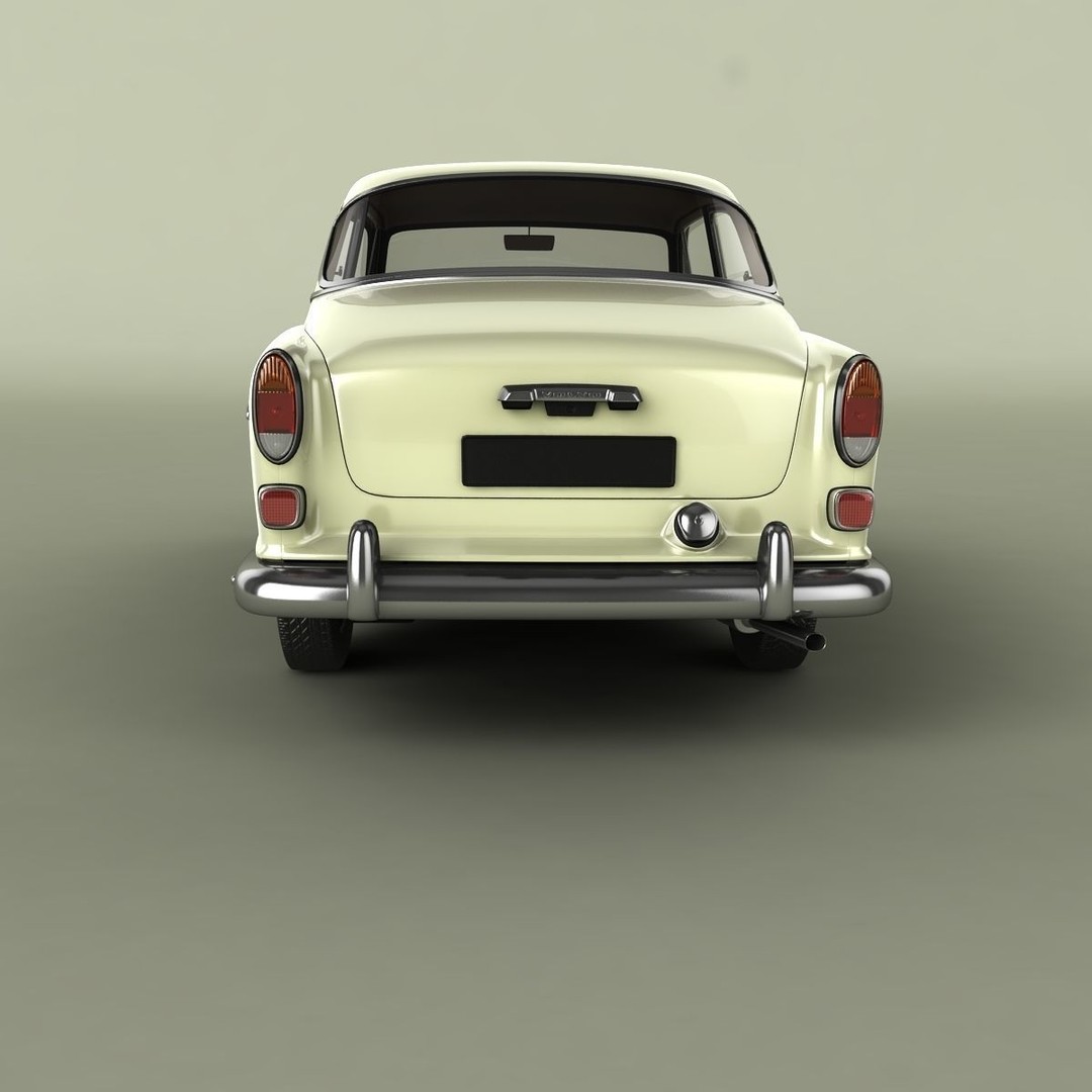 Volvo Amazon 121 Coupe 3D Model – High Poly Classic Car, FBX & OBJ - View 5