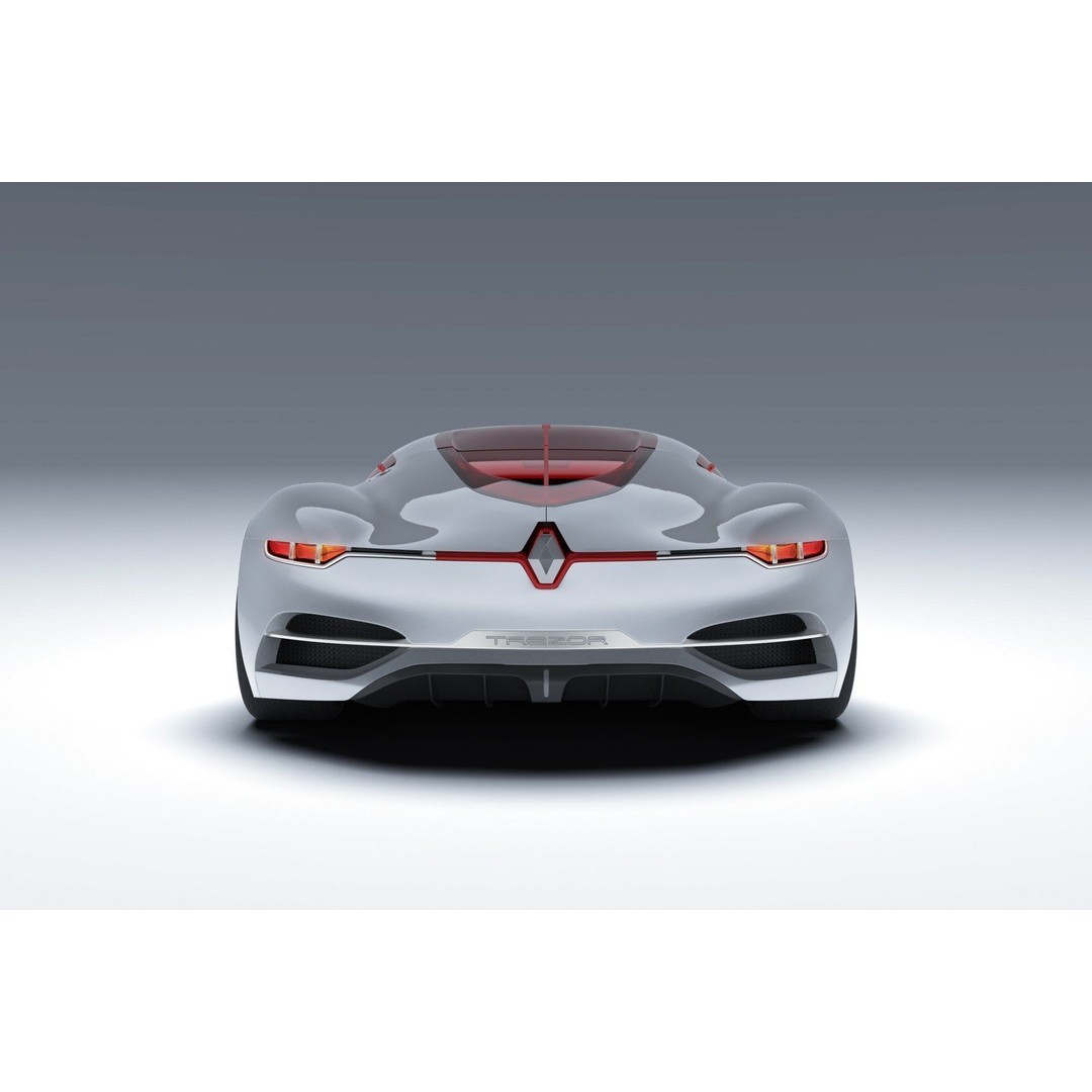 2016 Renault Trezor 3D Model – High Poly Electric Concept Car, FBX, OBJ - View 16