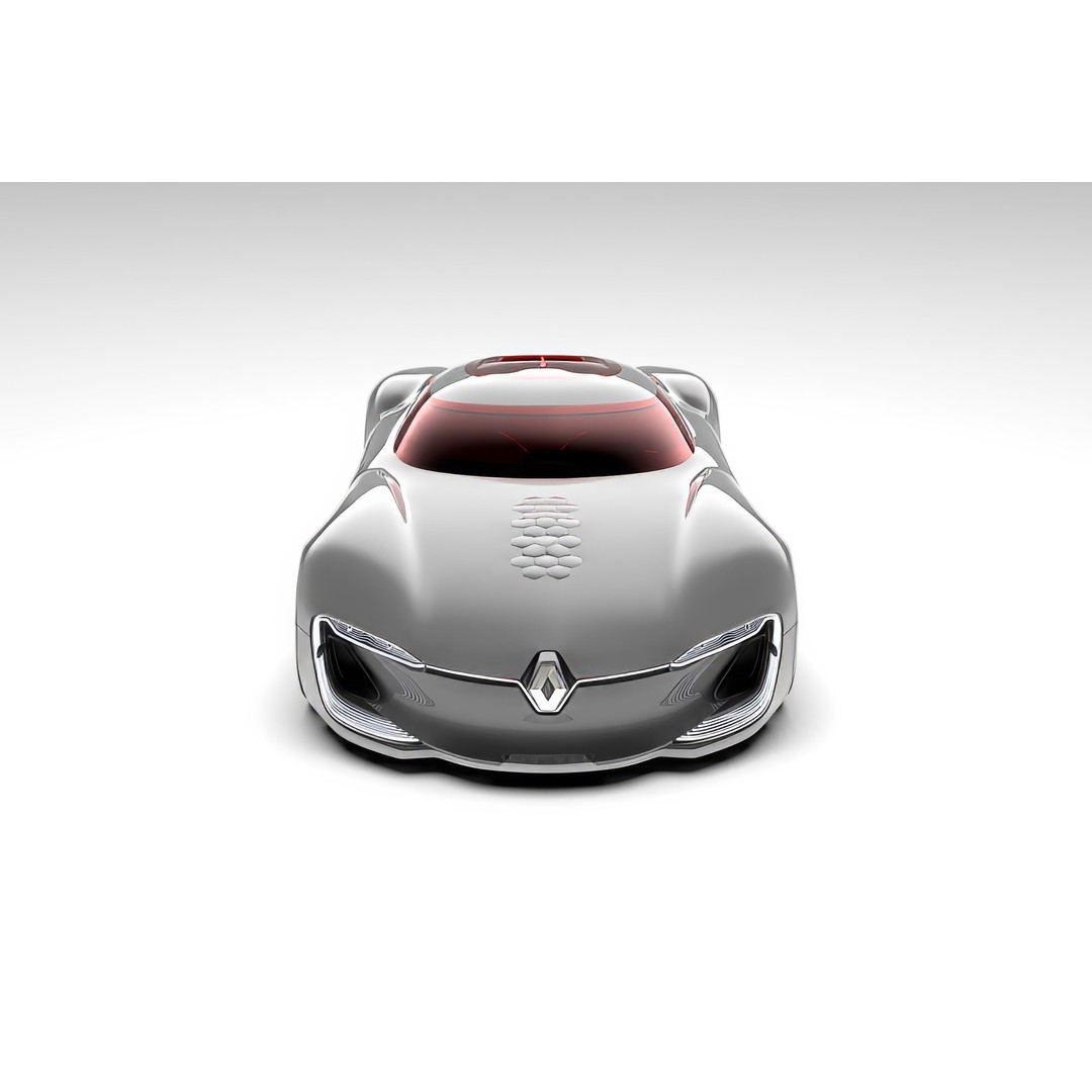 2016 Renault Trezor 3D Model – High Poly Electric Concept Car, FBX, OBJ - View 51