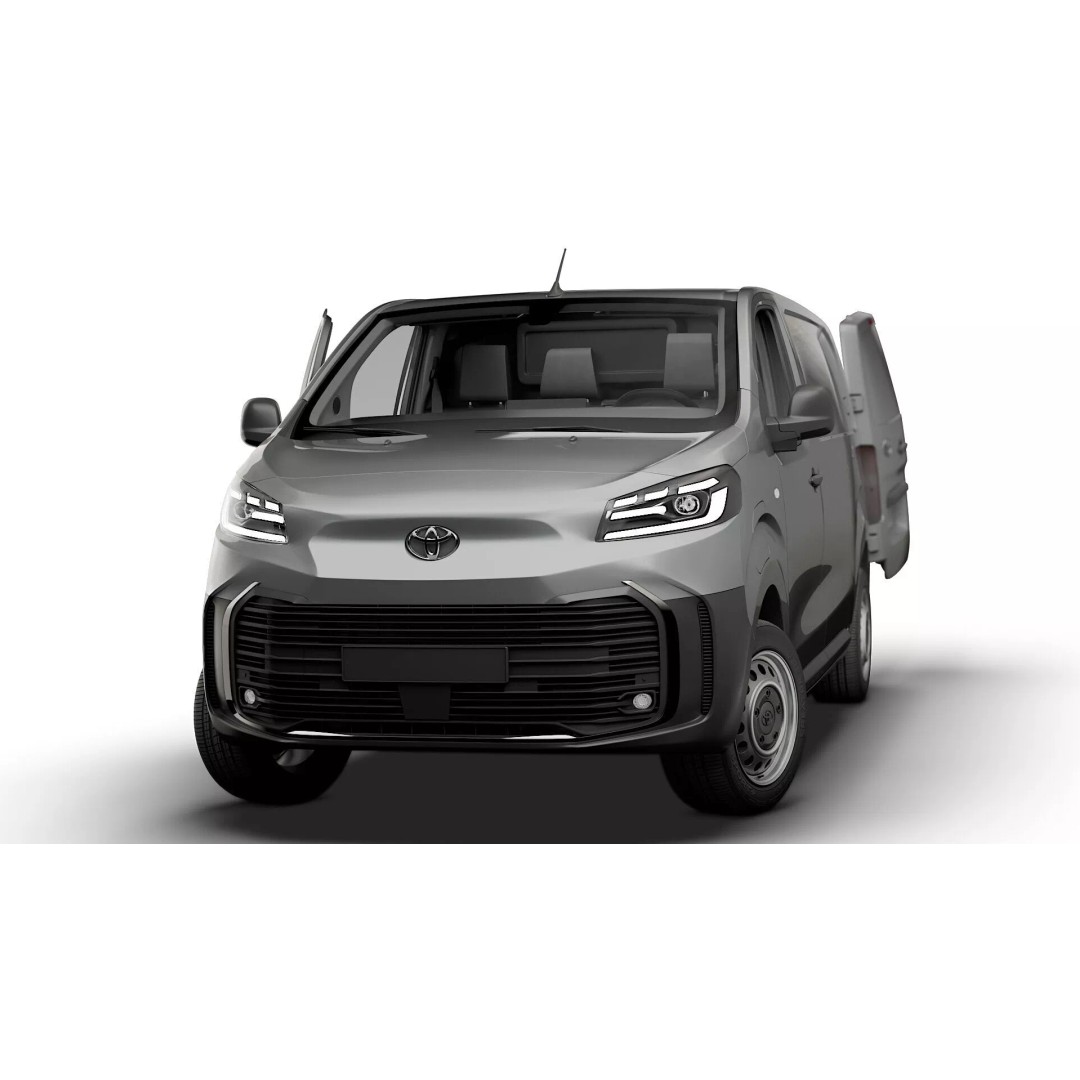 Toyota Proace Electric Van L2 3D Model – High Poly Automotive Asset, FBX - View 2