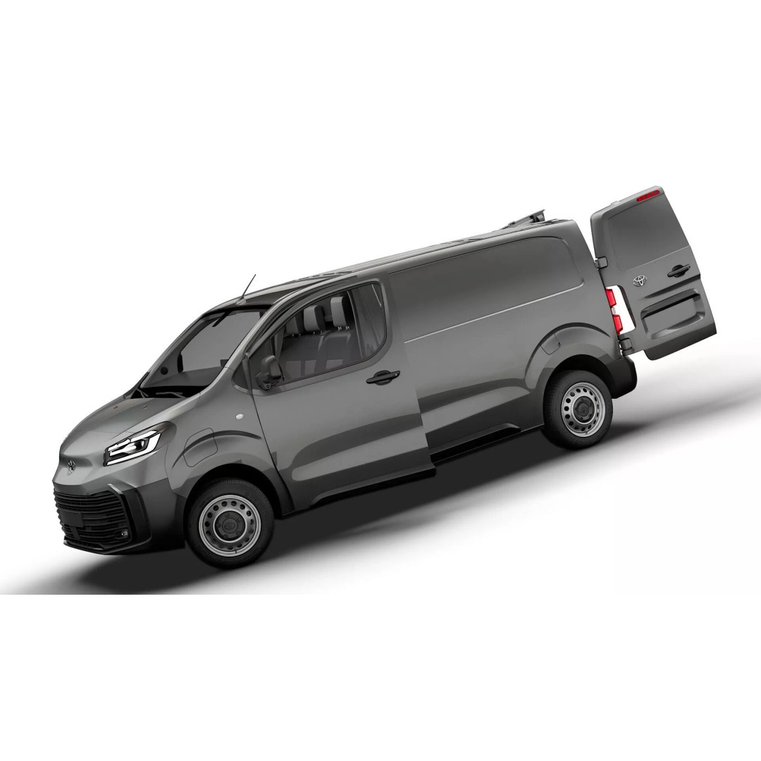 Toyota Proace Electric Van L2 3D Model – High Poly Automotive Asset, FBX - View 4