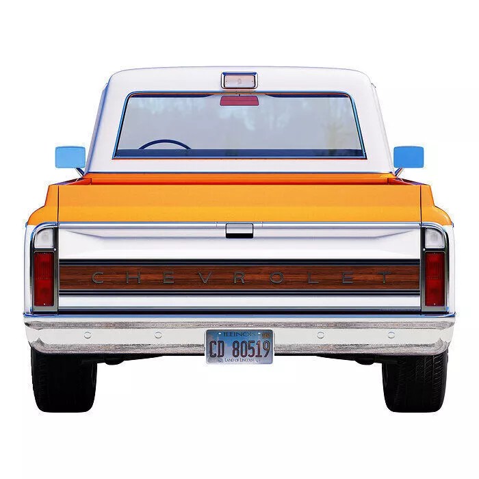 Chevrolet C10 1969 3D Model – High Poly Game Asset, FBX - View 6