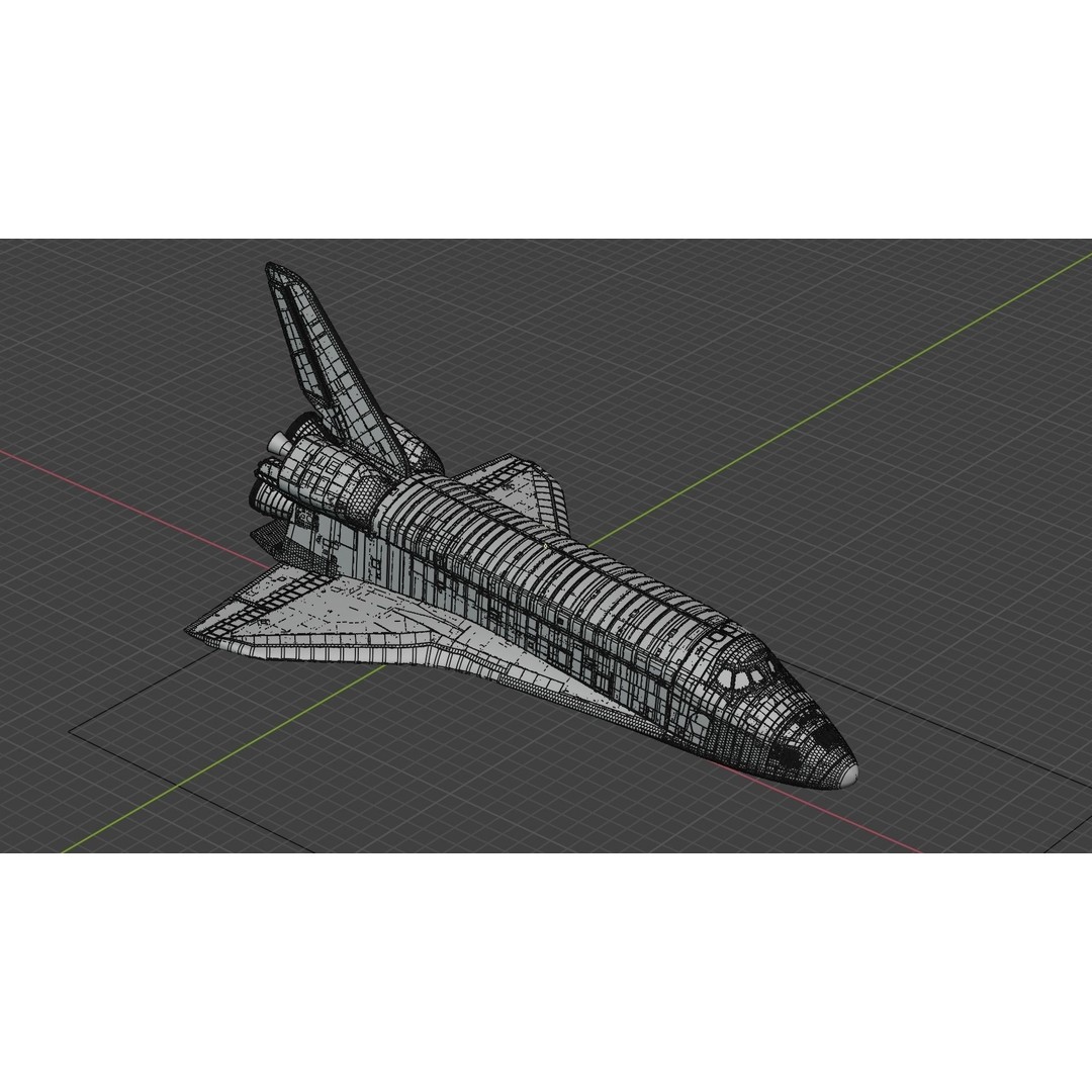 NASA Space Shuttle Atlantis 3D Model – High Poly PBR Asset, FBX, OBJ - View 25