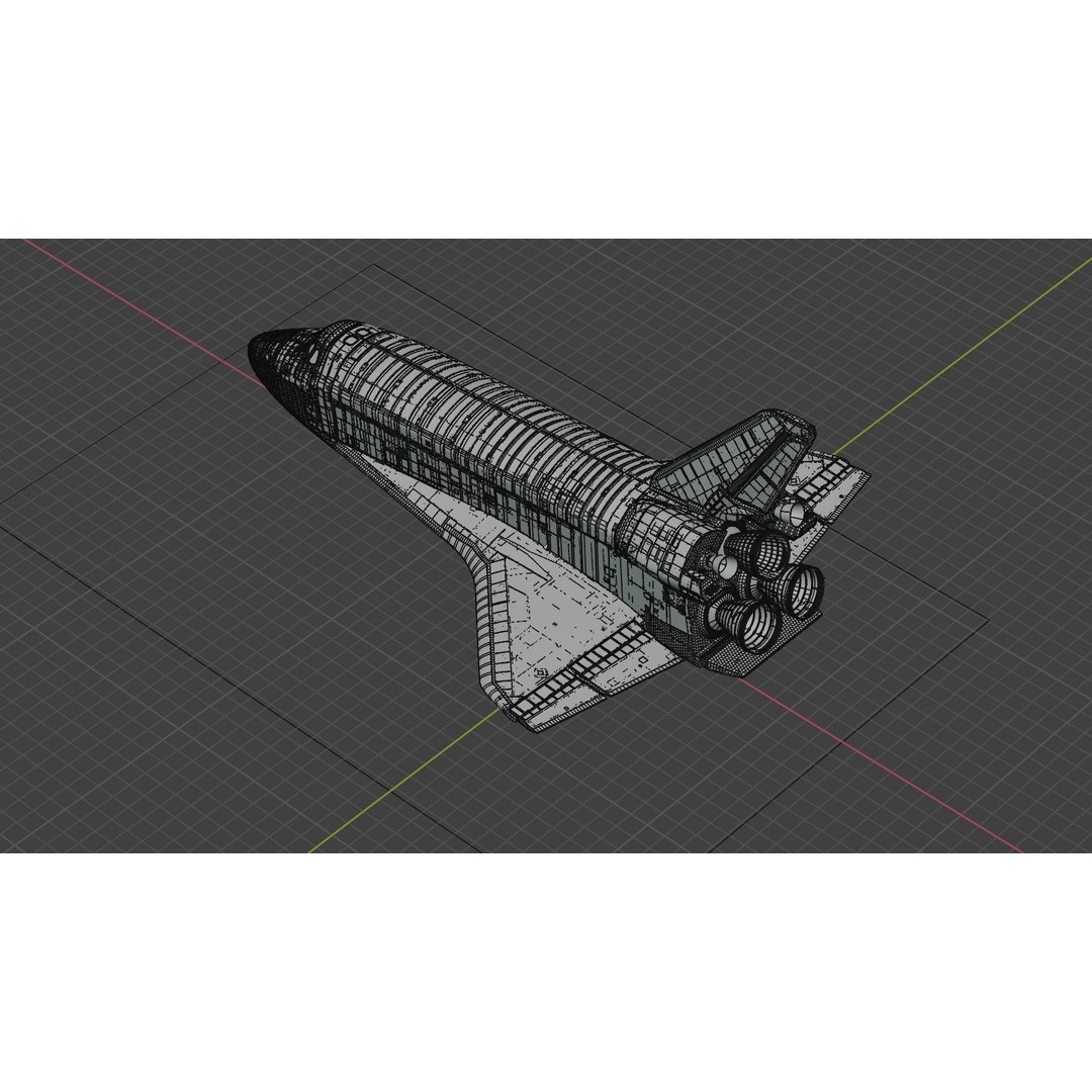 NASA Space Shuttle Atlantis 3D Model – High Poly PBR Asset, FBX, OBJ - View 26