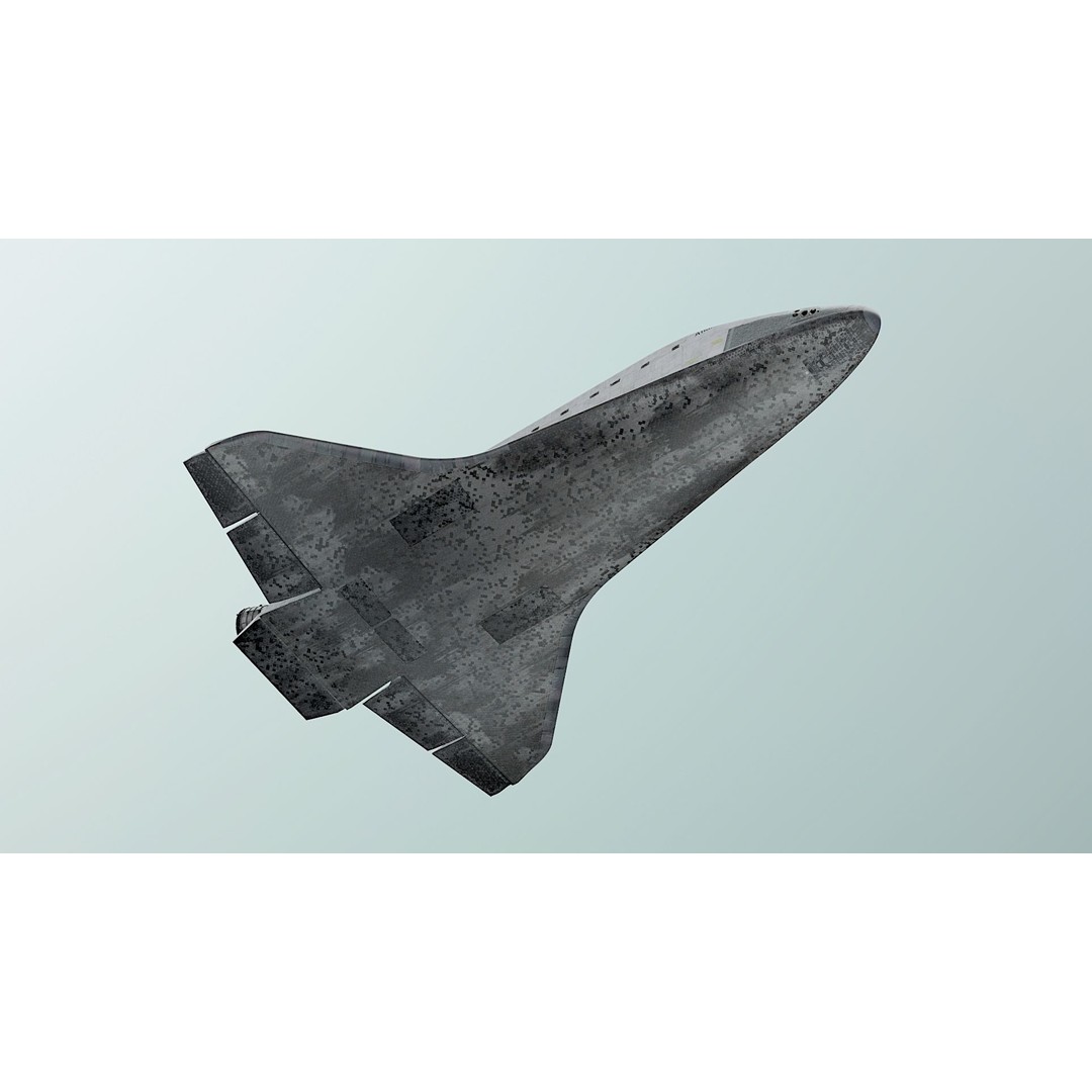 NASA Space Shuttle Atlantis 3D Model – High Poly PBR Asset, FBX, OBJ - View 6