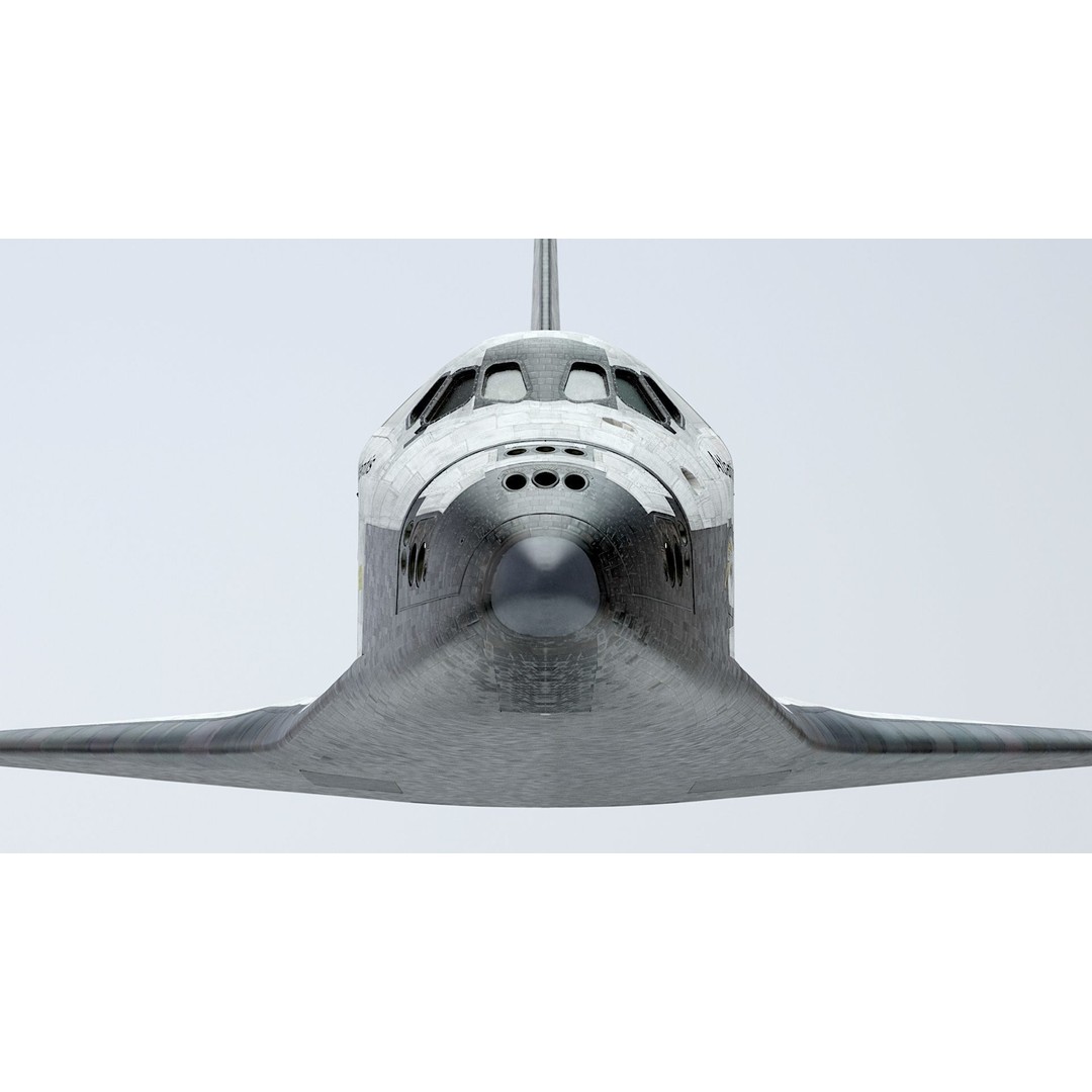 NASA Space Shuttle Atlantis 3D Model – High Poly PBR Asset, FBX, OBJ - View 7