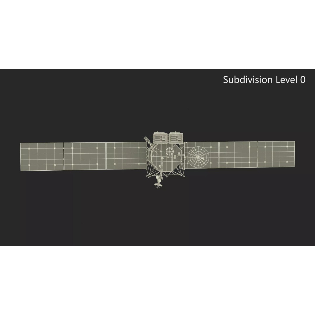 Space Satellite 3D Model – High Poly PBR Asset for Exploration - View 15