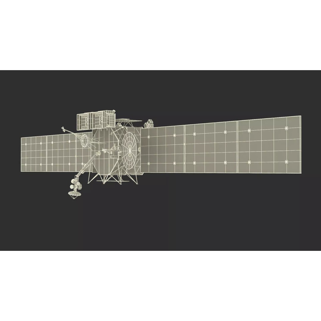 Space Satellite 3D Model – High Poly PBR Asset for Exploration - View 20