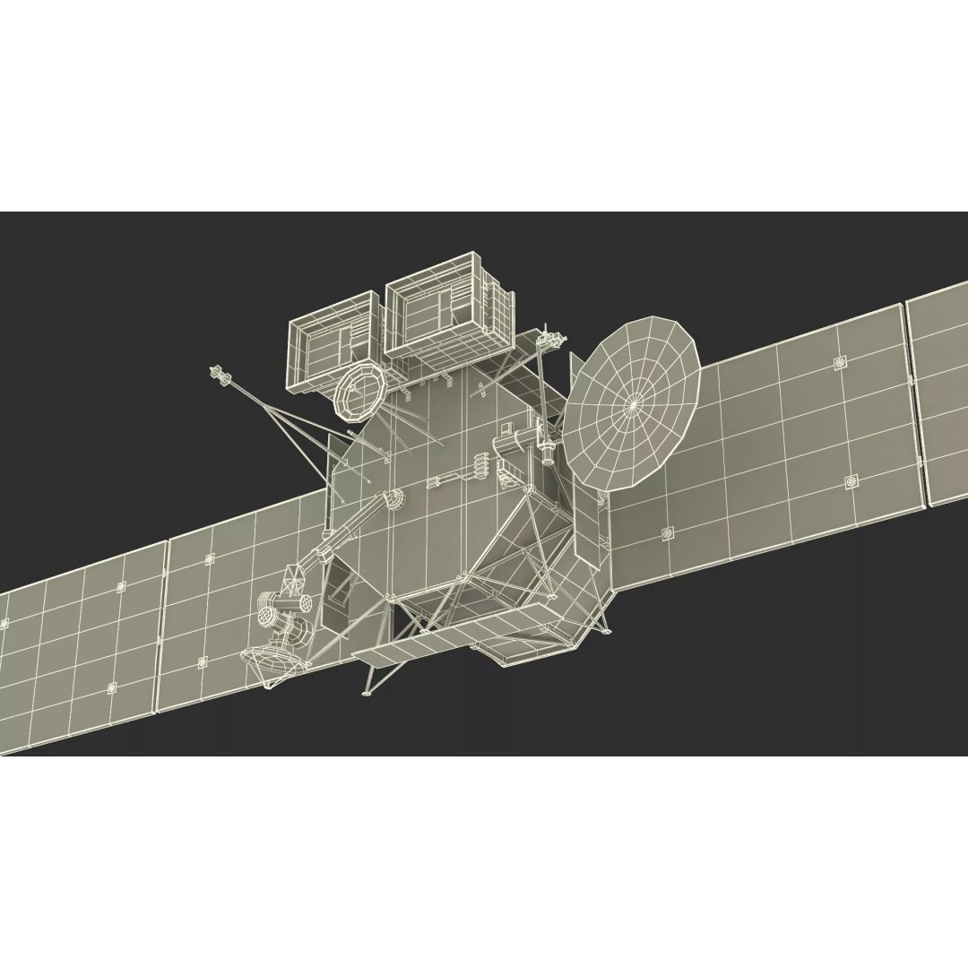 Space Satellite 3D Model – High Poly PBR Asset for Exploration - View 21