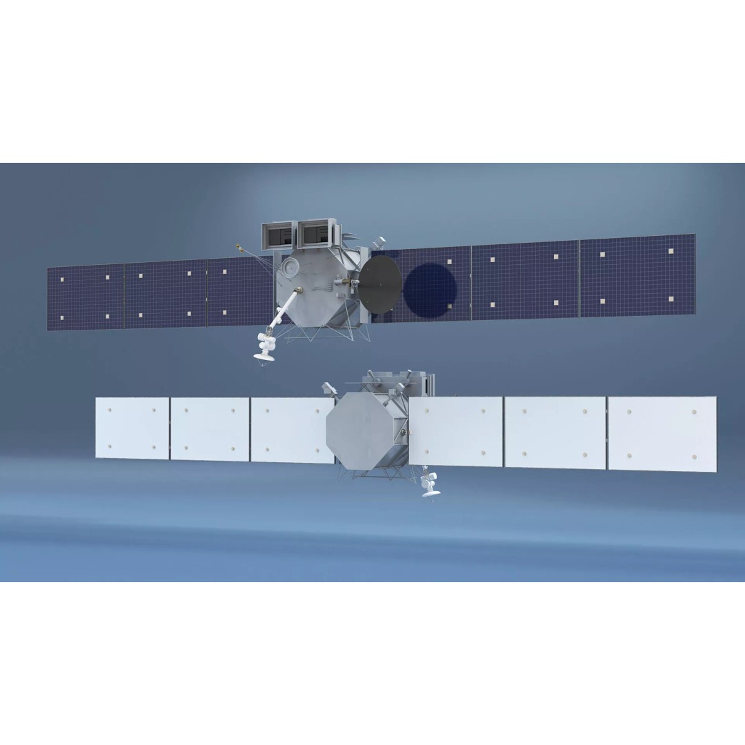 Space Satellite 3D Model – High Poly PBR Asset for Exploration - View 5