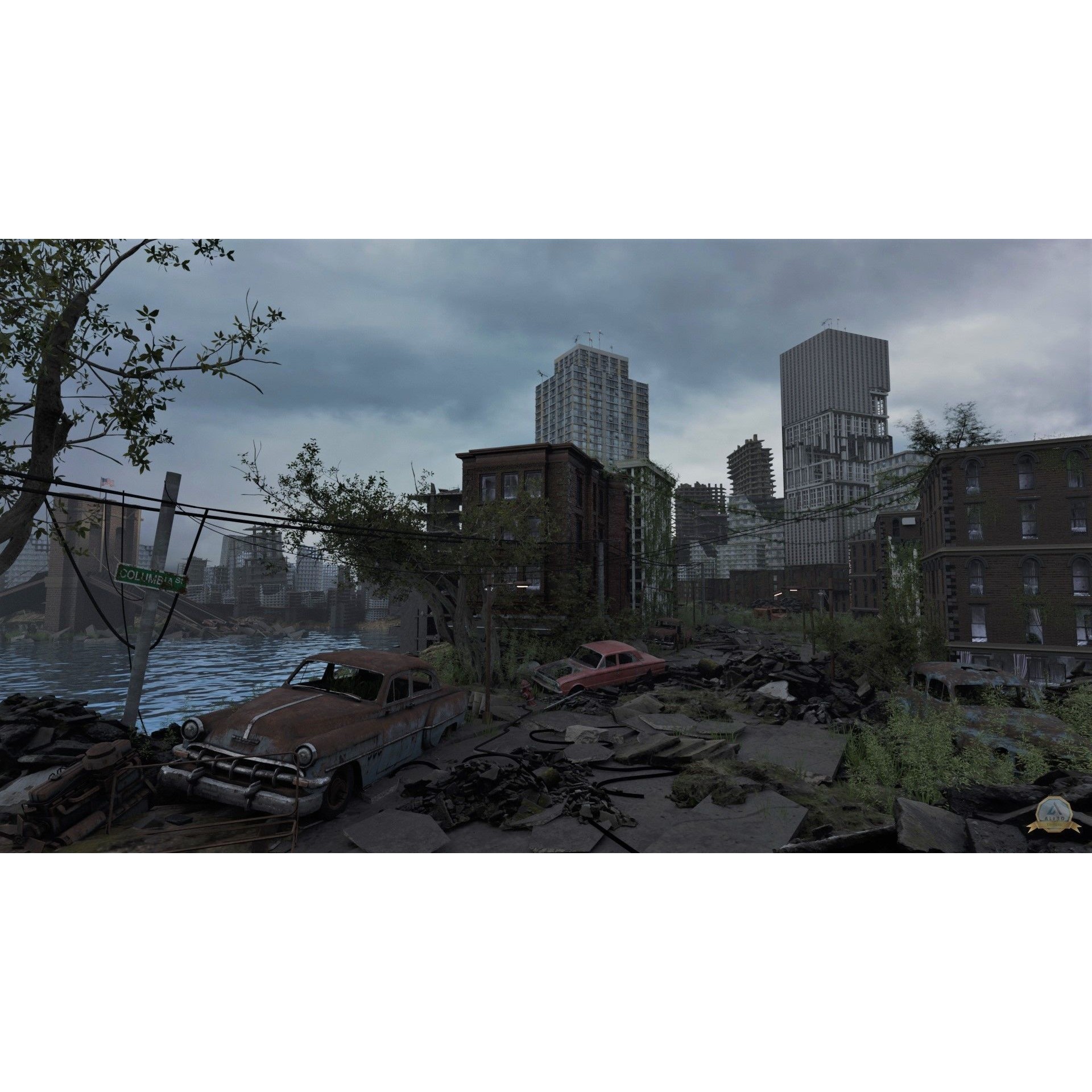 Post-apocalyptic Abandoned City - Extremely Detailed 3D Model - View 16