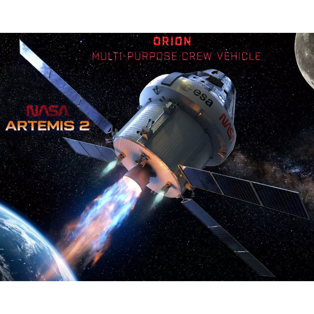 Orion 3D Model – Low Poly Rigged Spacecraft for Animation - View 2