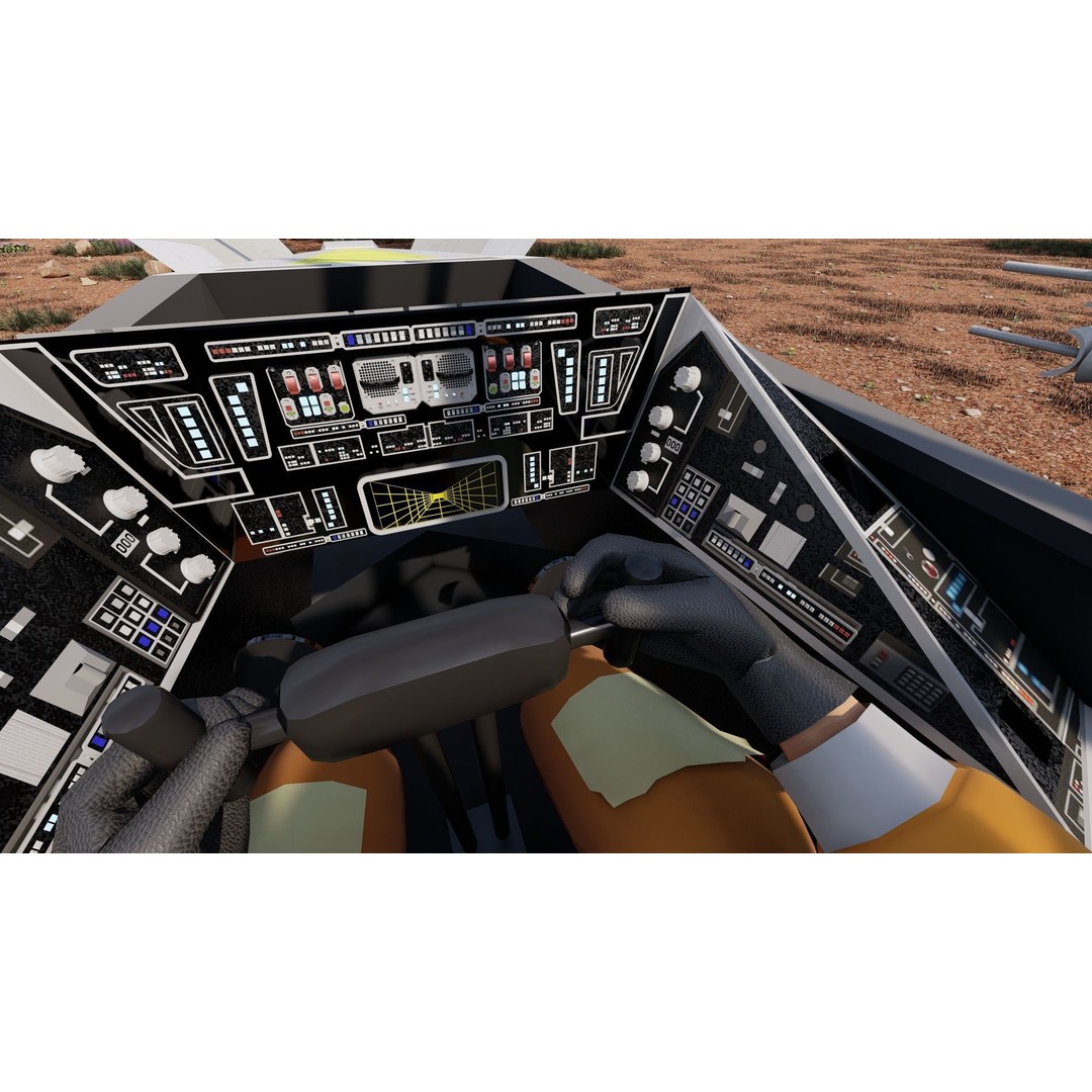 X-Wing 3D Model – Highly Detailed Sci-Fi Starship, FBX & OBJ - View 10
