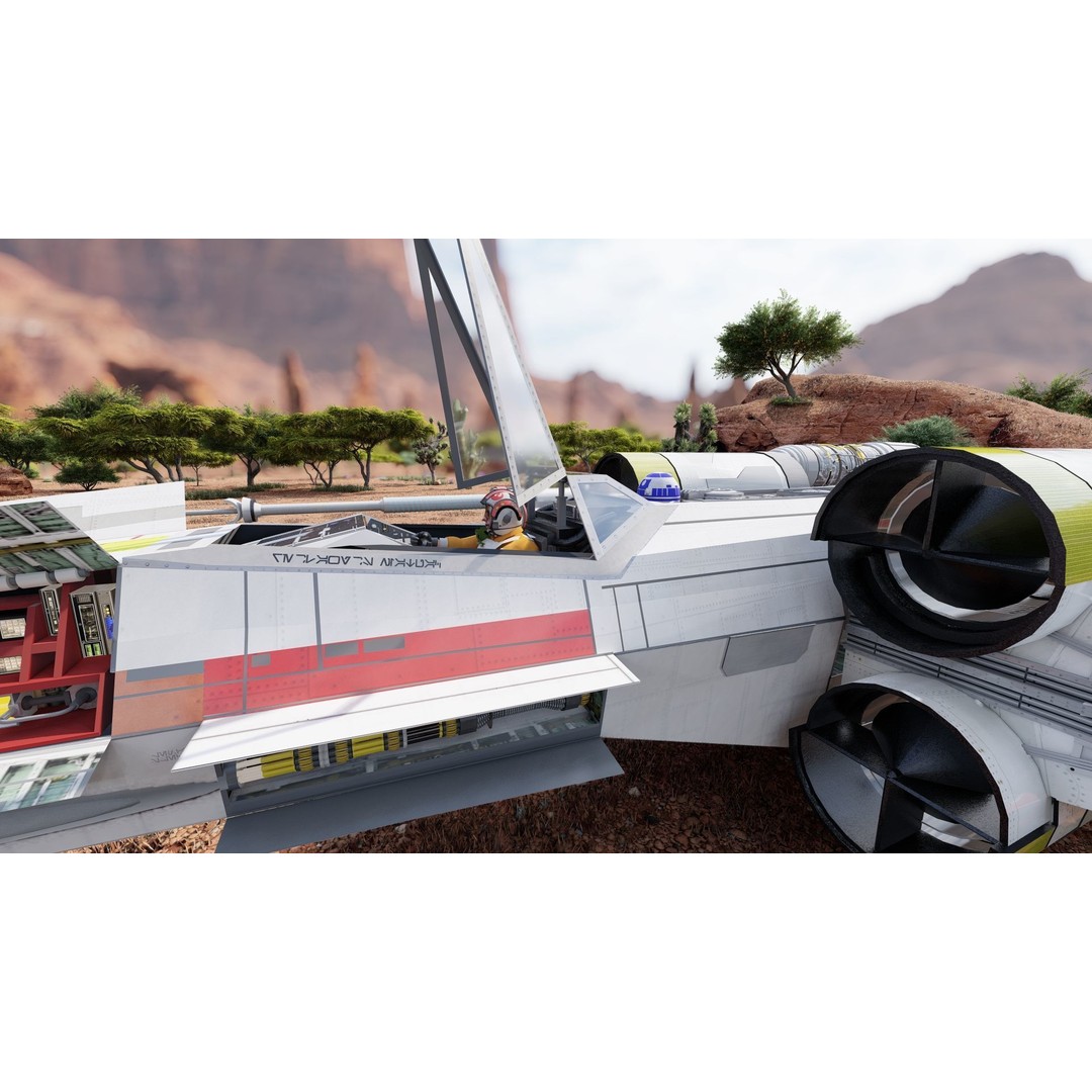 X-Wing 3D Model – Highly Detailed Sci-Fi Starship, FBX & OBJ - View 11