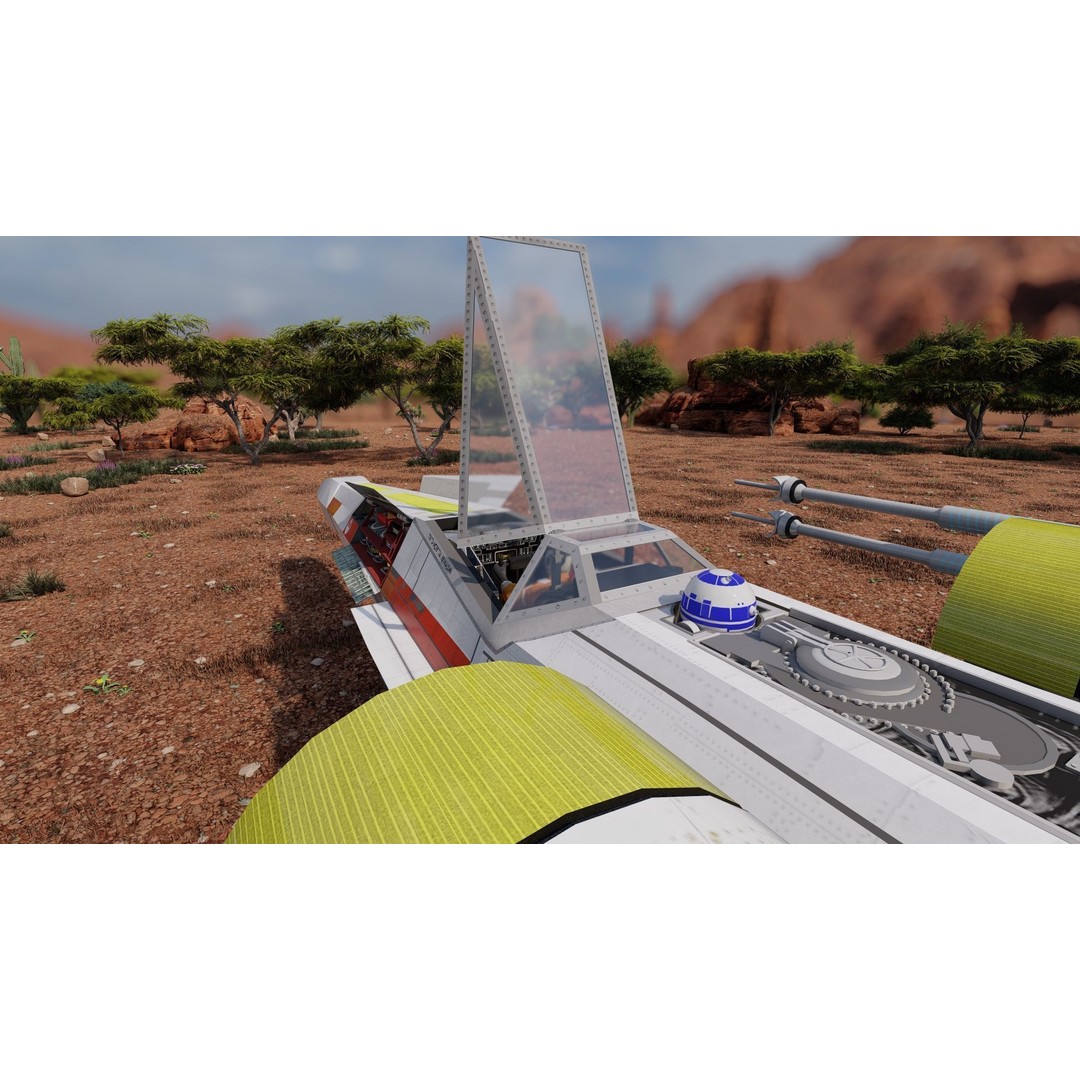 X-Wing 3D Model – Highly Detailed Sci-Fi Starship, FBX & OBJ - View 18