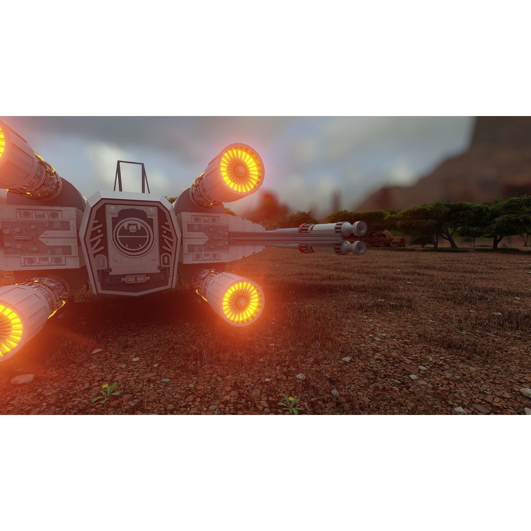 X-Wing 3D Model – Highly Detailed Sci-Fi Starship, FBX & OBJ - View 22