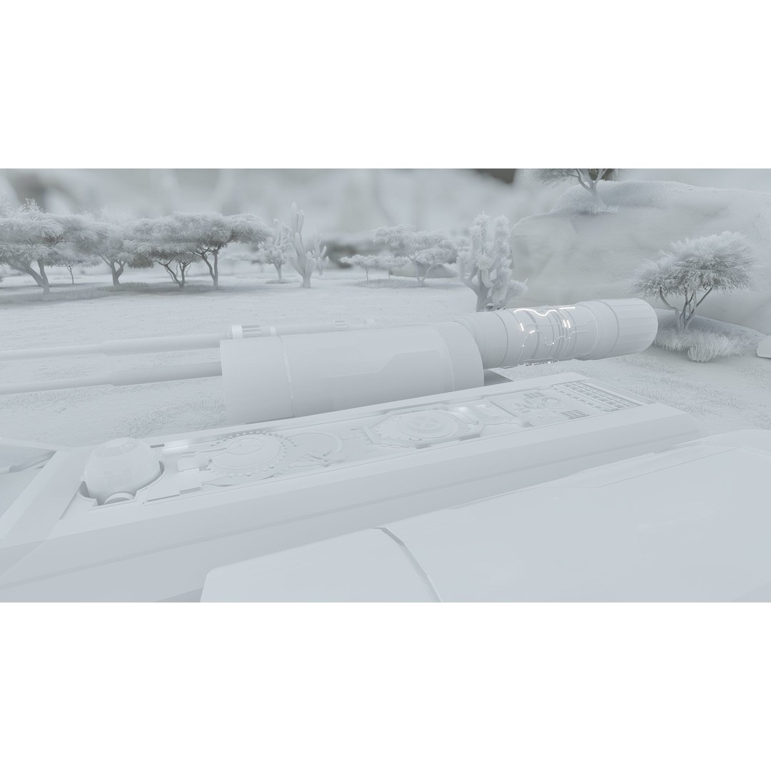 X-Wing 3D Model – Highly Detailed Sci-Fi Starship, FBX & OBJ - View 29