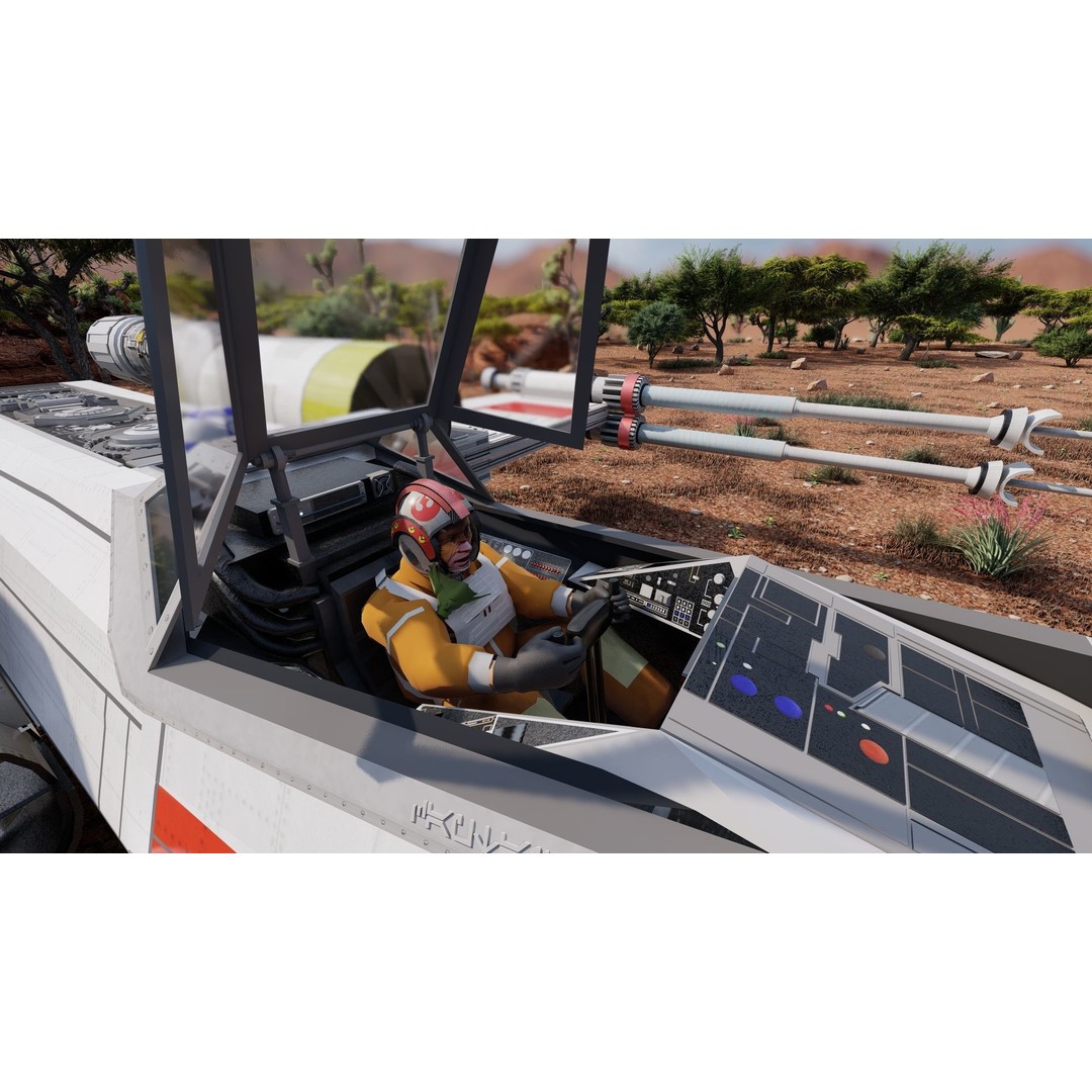 X-Wing 3D Model – Highly Detailed Sci-Fi Starship, FBX & OBJ - View 8